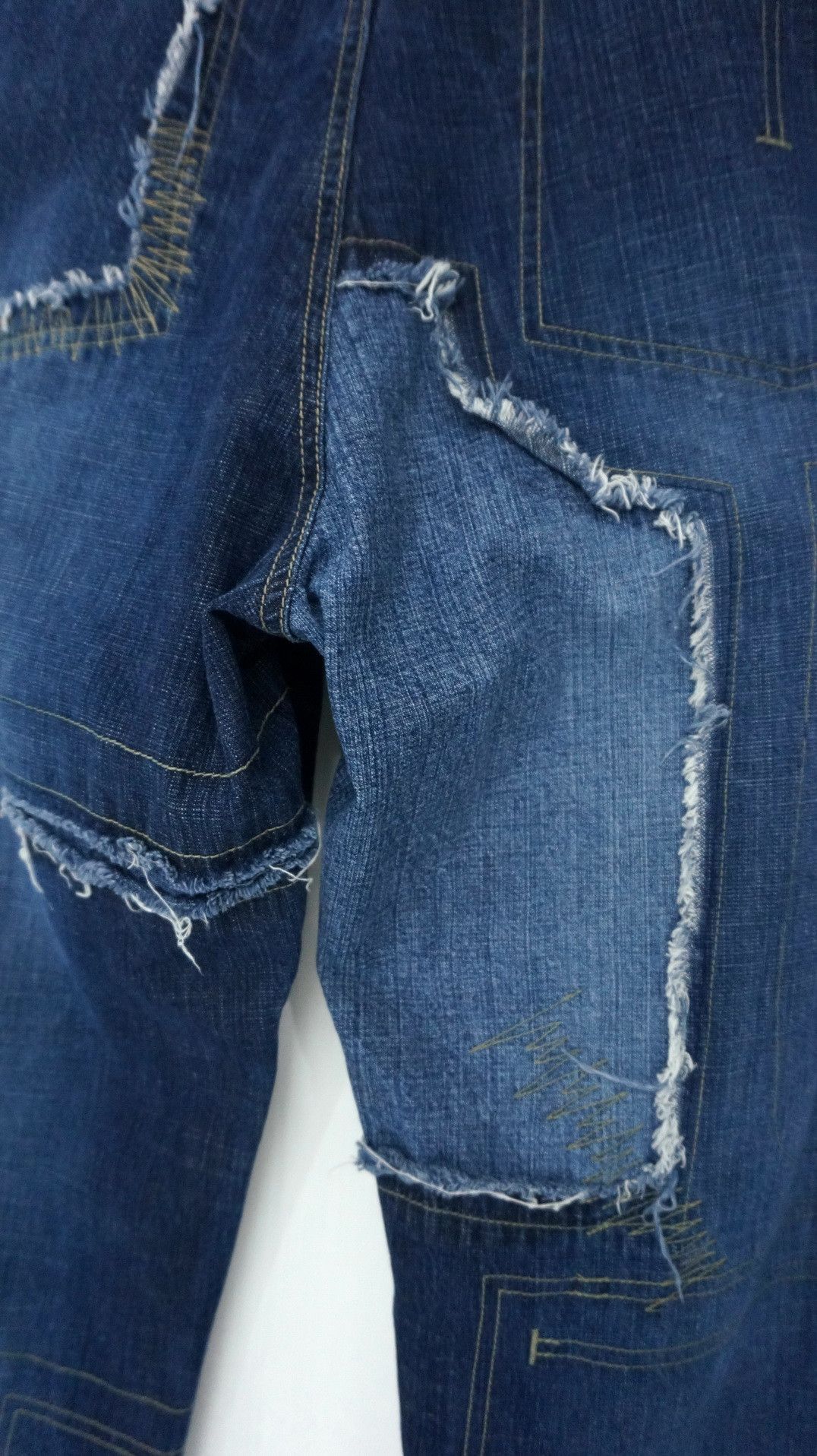 Phat Farm Dope 🔥 PHAT FARM 🔥 Baggy Patchwork Jeans Size US 36 / EU 52 - 11 Thumbnail