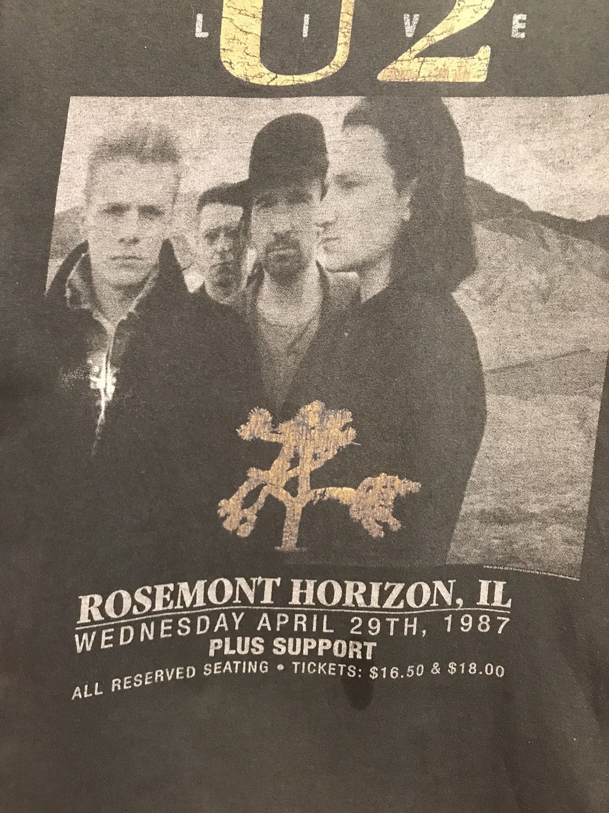 Band Tees × Vintage U2 vintage band rock tee Size US M / EU 48-50 / 2 - 3 Thumbnail