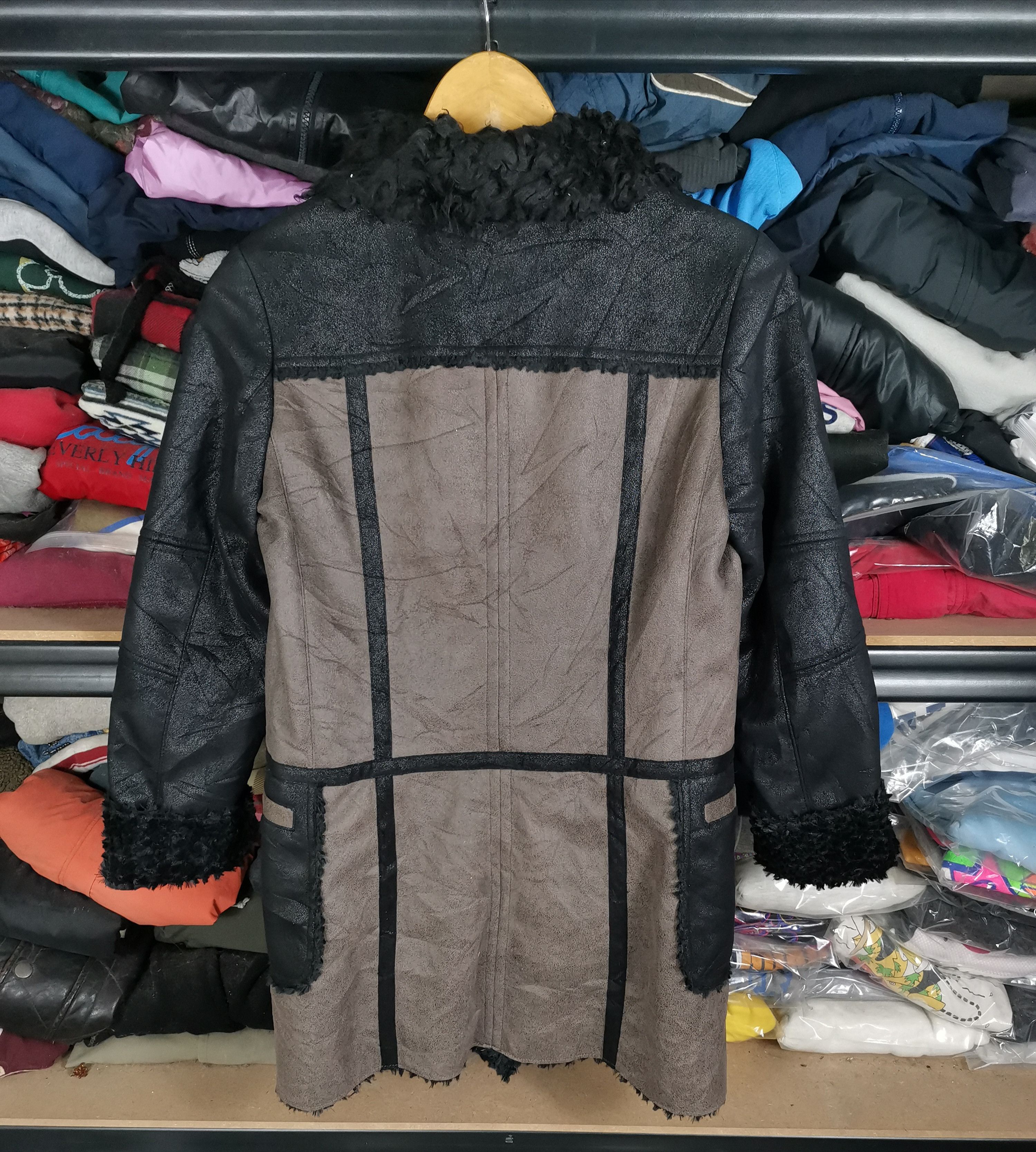Japanese Brand × Vintage Japanese Brand Petillante Closet Fur Collar Long Jacket Size XS / US 0-2 / IT 36-38 - 3 Thumbnail