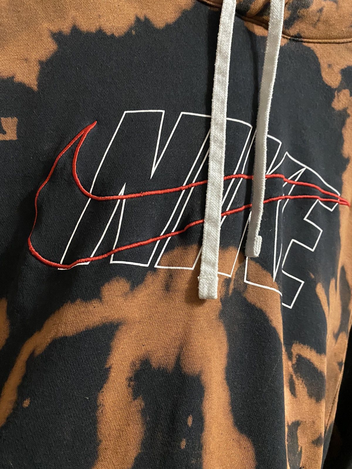 Nike Tie-Dye Hoodie Nike Centr Logo Big Swoosh Shibori Style Size US S / EU 44-46 / 1 - 2 Thumbnail