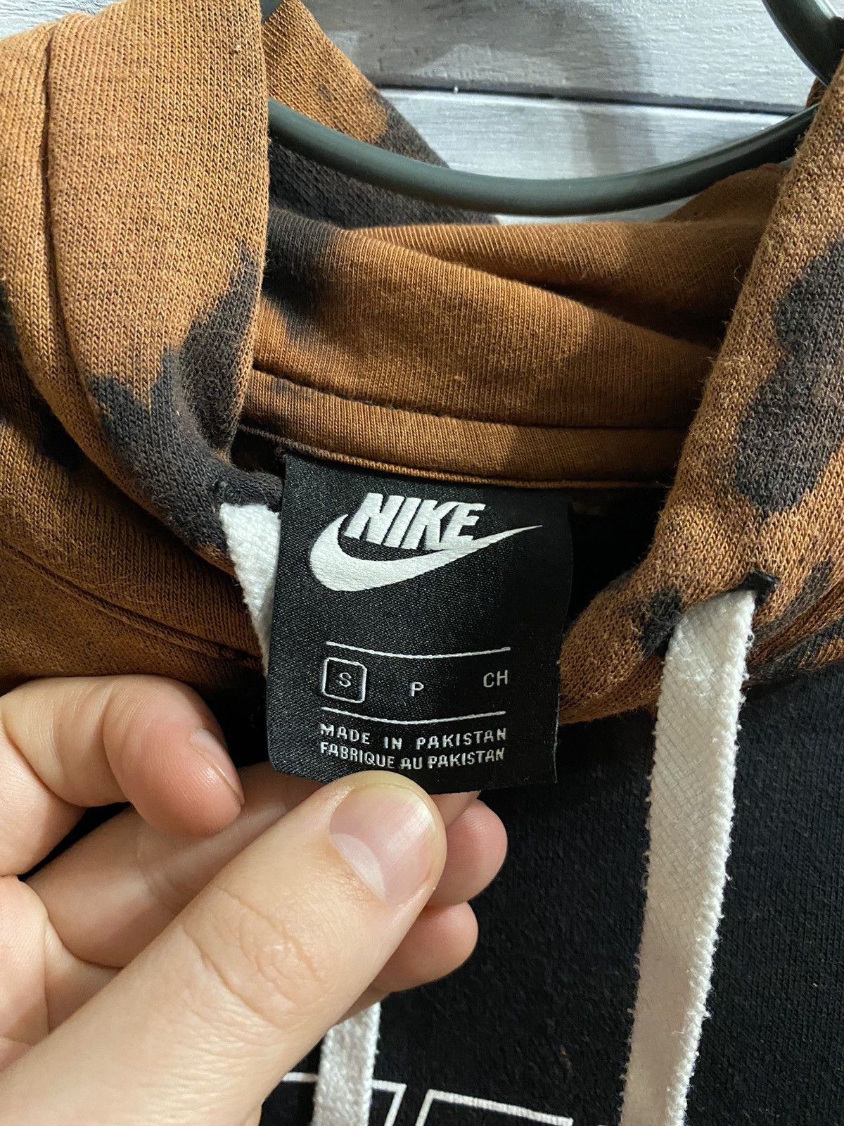 Nike Tie-Dye Hoodie Nike Centr Logo Big Swoosh Shibori Style Size US S / EU 44-46 / 1 - 8 Thumbnail