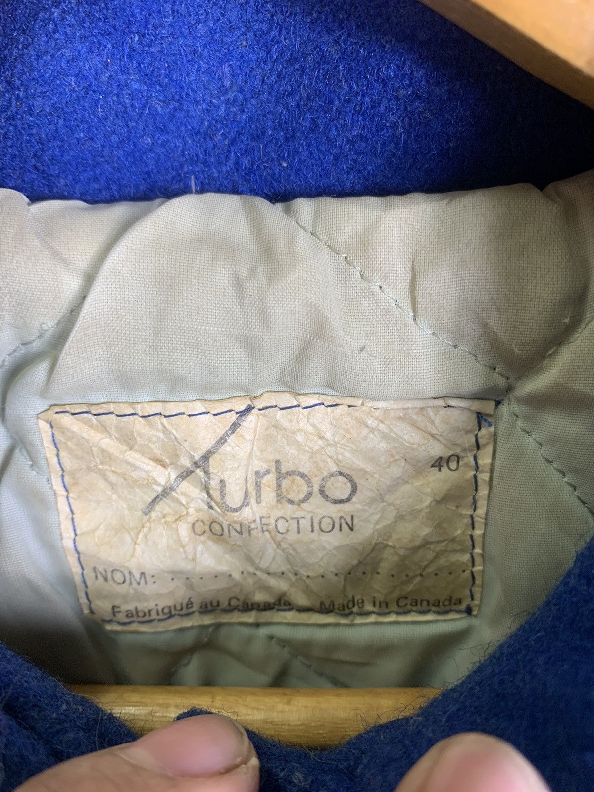 Vintage Vintage 90s Wool Varsity Jacket By Turbo Confection Size US M / EU 48-50 / 2 - 3 Thumbnail