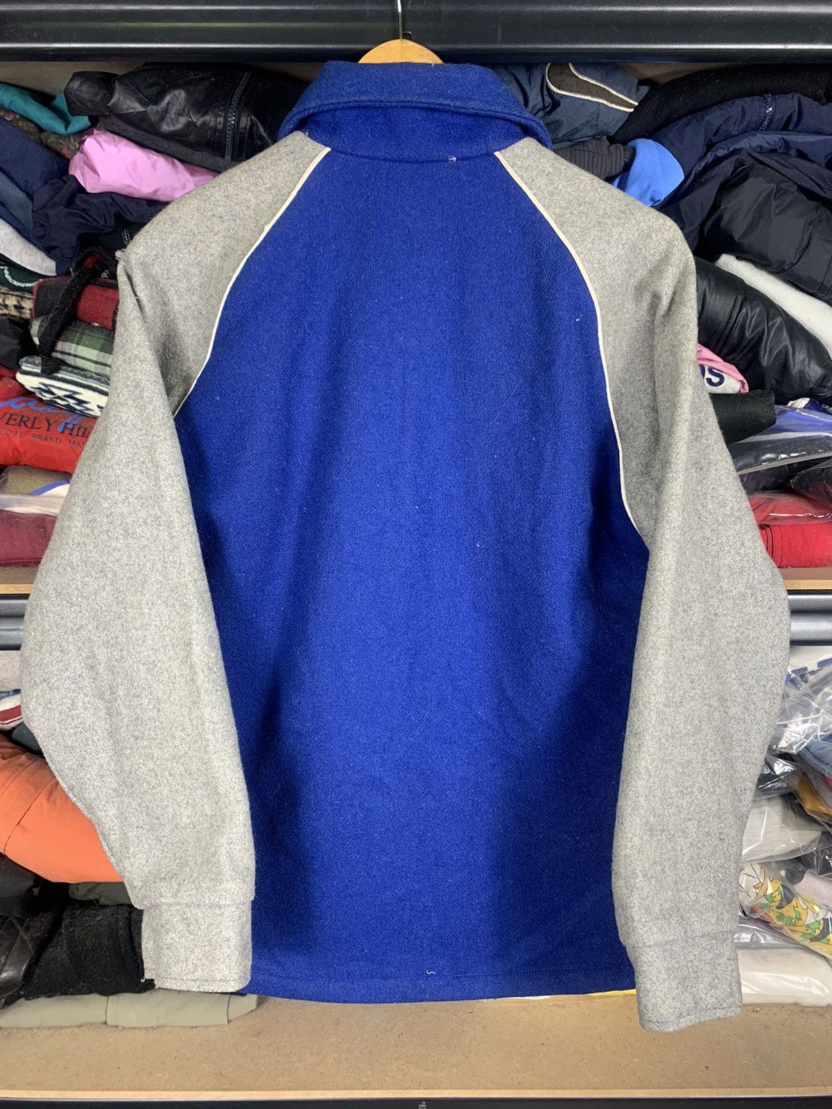 Vintage Vintage 90s Wool Varsity Jacket By Turbo Confection Size US M / EU 48-50 / 2 - 2 Thumbnail