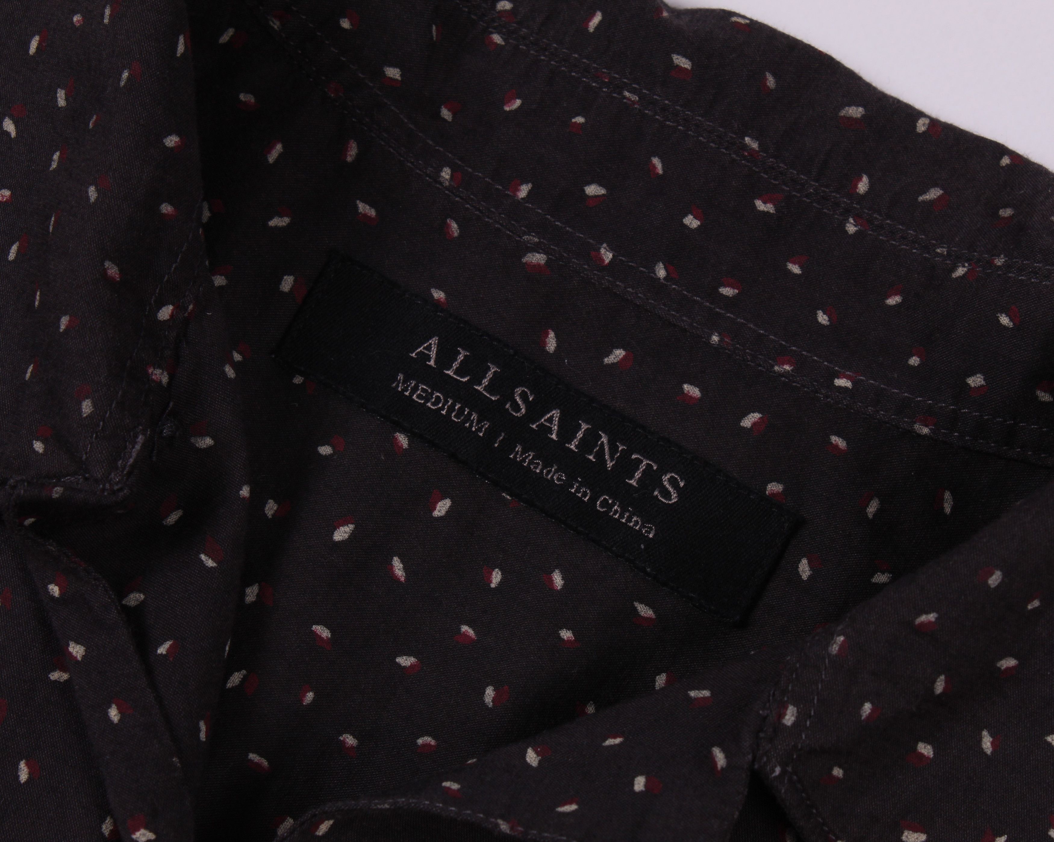 Allsaints Allsaints Short Sleeve Printed Shirt Size US M / EU 48-50 / 2 - 3 Thumbnail
