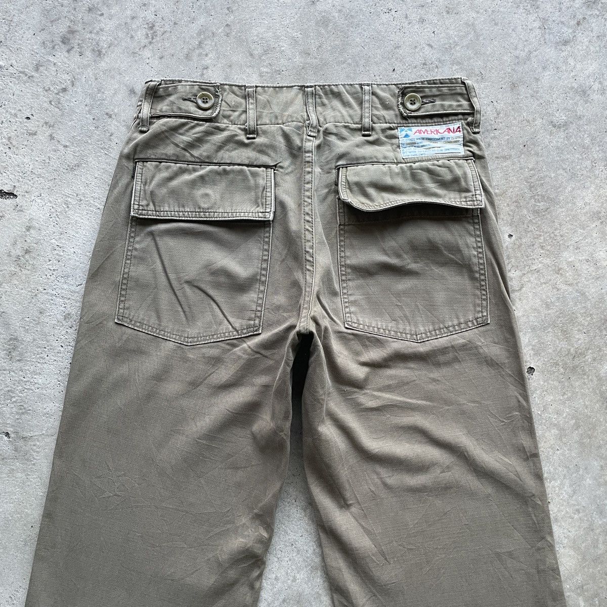 Japanese Brand Vintage Americana Made In Japan Trousers Casual Pants Faded Size US 27 - 10 Thumbnail