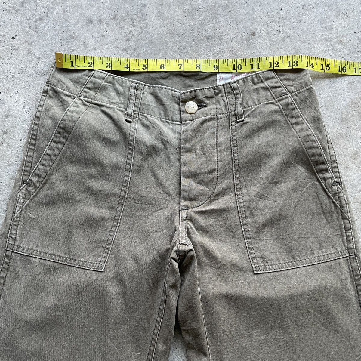 Japanese Brand Vintage Americana Made In Japan Trousers Casual Pants Faded Size US 27 - 5 Thumbnail