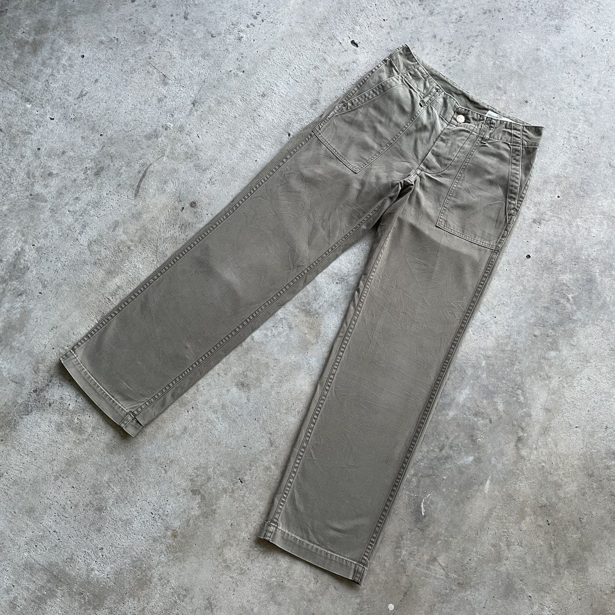 Japanese Brand Vintage Americana Made In Japan Trousers Casual Pants Faded Size US 27 - 2 Thumbnail
