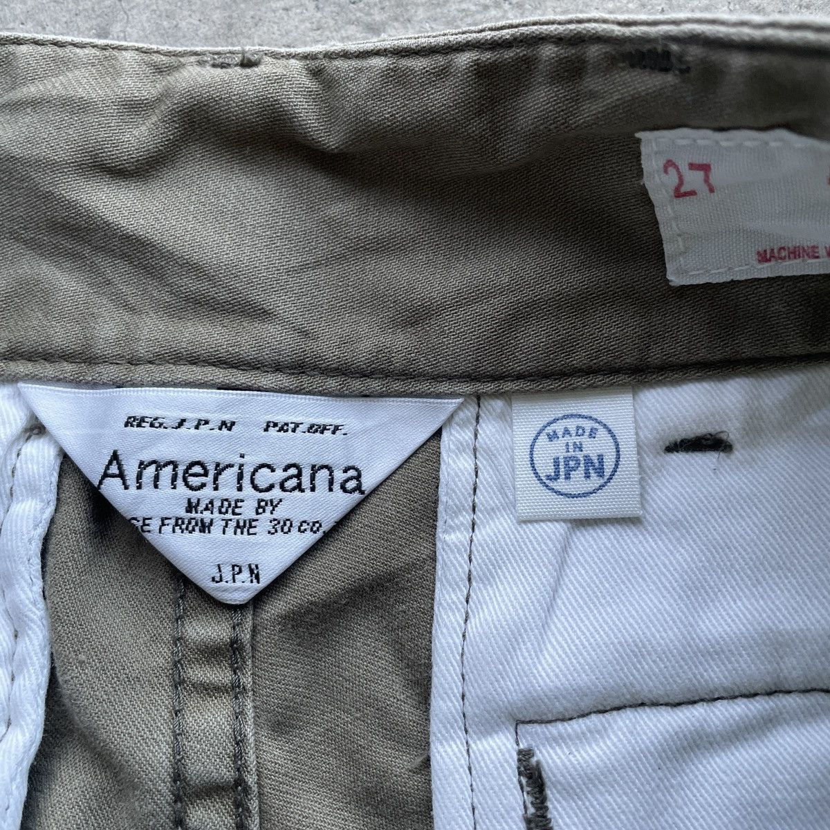 Japanese Brand Vintage Americana Made In Japan Trousers Casual Pants Faded Size US 27 - 7 Thumbnail