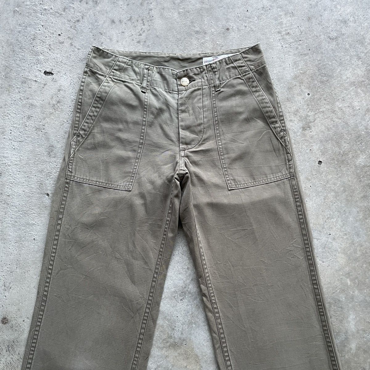 Japanese Brand Vintage Americana Made In Japan Trousers Casual Pants Faded Size US 27 - 3 Thumbnail