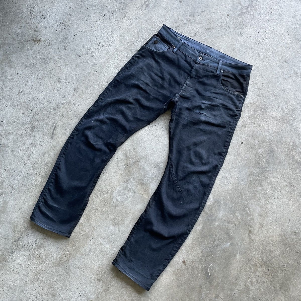 G-Star G-Star Raw Faded Fly Button Trousers Casual Pants W35 Size US 35 - 2 Thumbnail