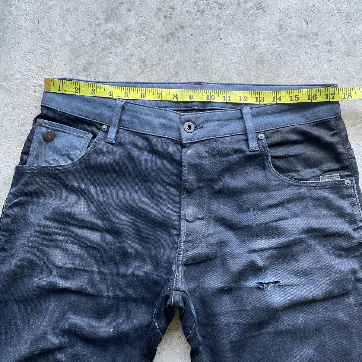 G-Star G-Star Raw Faded Fly Button Trousers Casual Pants W35 Size US 35 - 5 Thumbnail