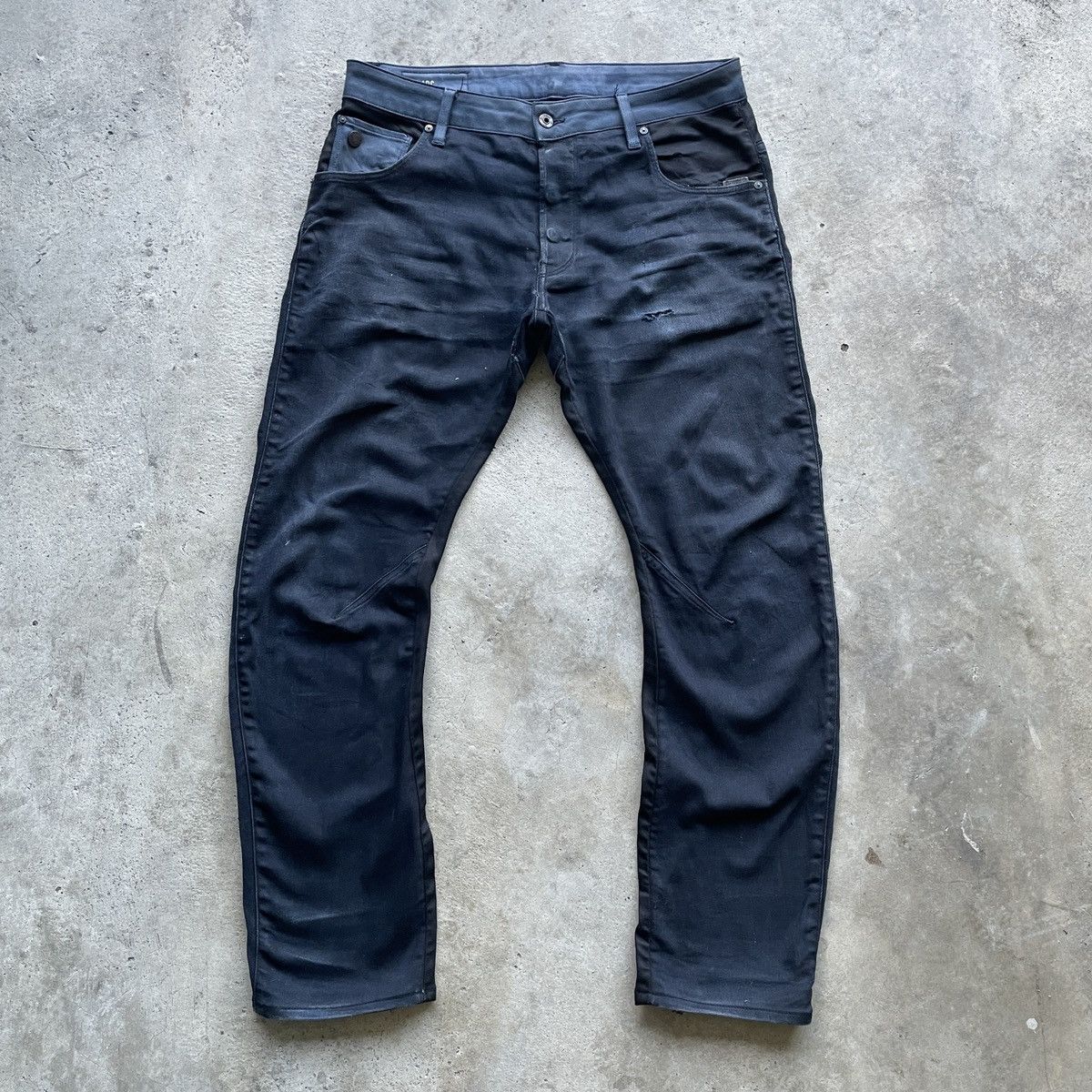 G-Star G-Star Raw Faded Fly Button Trousers Casual Pants W35 Size US 35 - 1 Thumbnail