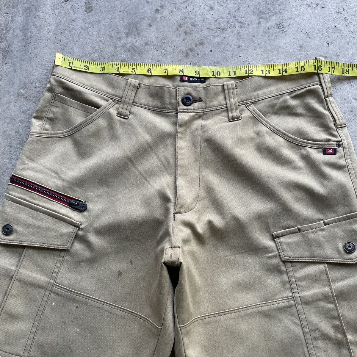 Japanese Brand Japanese Brand Dirty Multipocket Cargo Pants Workwear Size US 32 / EU 48 - 5 Thumbnail