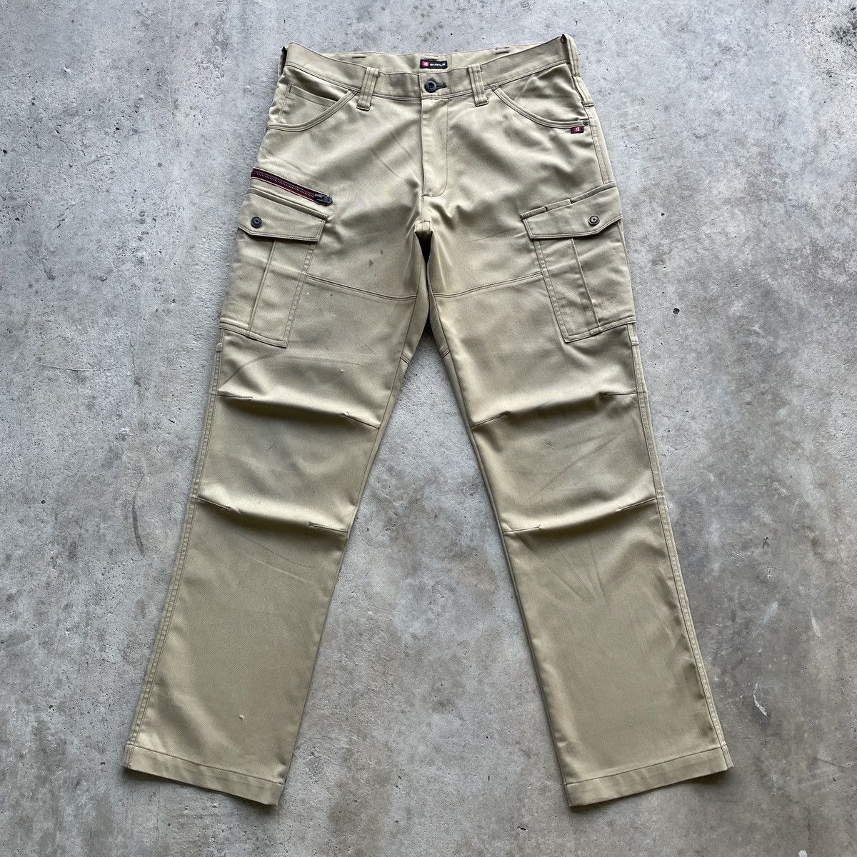 Japanese Brand Japanese Brand Dirty Multipocket Cargo Pants Workwear Size US 32 / EU 48 - 1 Thumbnail