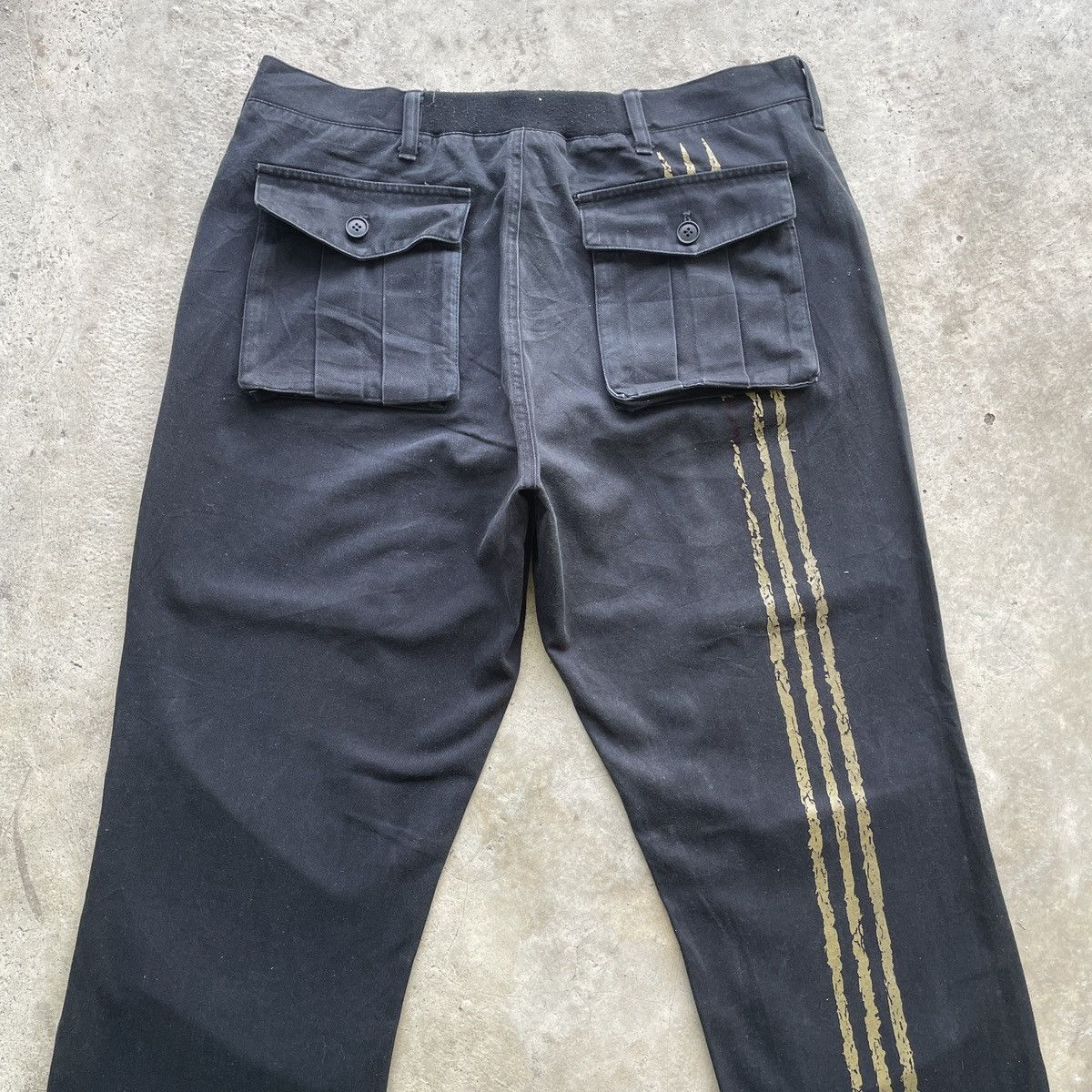 Adidas W34x31.5🔥 Adidas Bush Pocket Black Trousers Pants Casual Size US 34 / EU 50 - 10 Thumbnail
