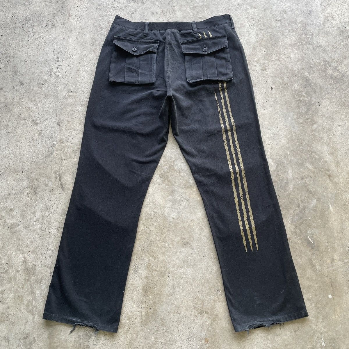 Adidas W34x31.5🔥 Adidas Bush Pocket Black Trousers Pants Casual Size US 34 / EU 50 - 12 Thumbnail