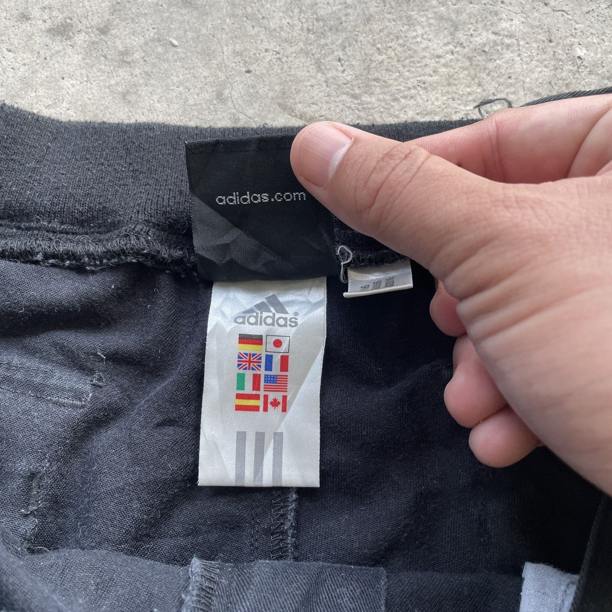 Adidas W34x31.5🔥 Adidas Bush Pocket Black Trousers Pants Casual Size US 34 / EU 50 - 8 Thumbnail