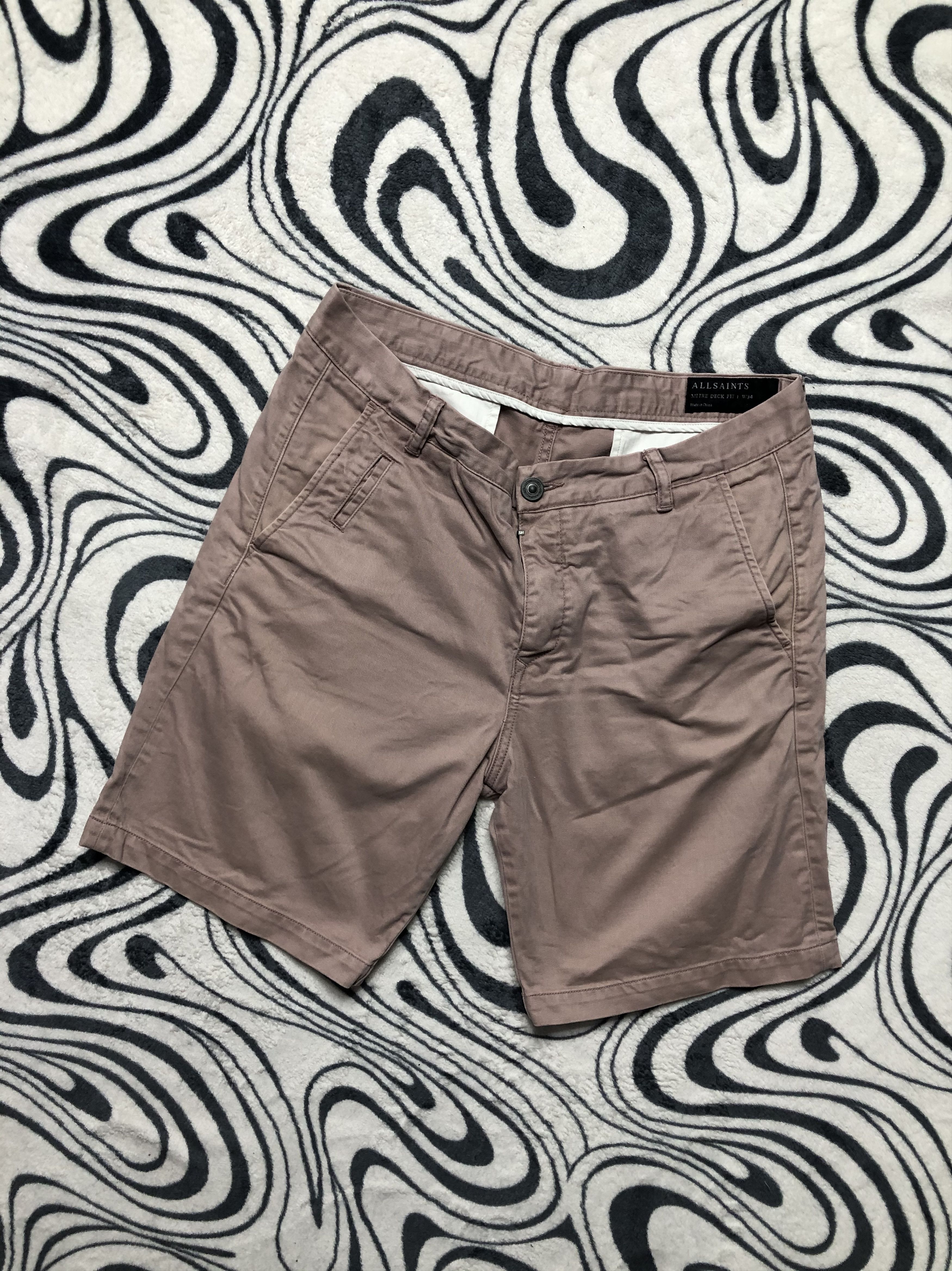 Allsaints Mens Chino Shorts