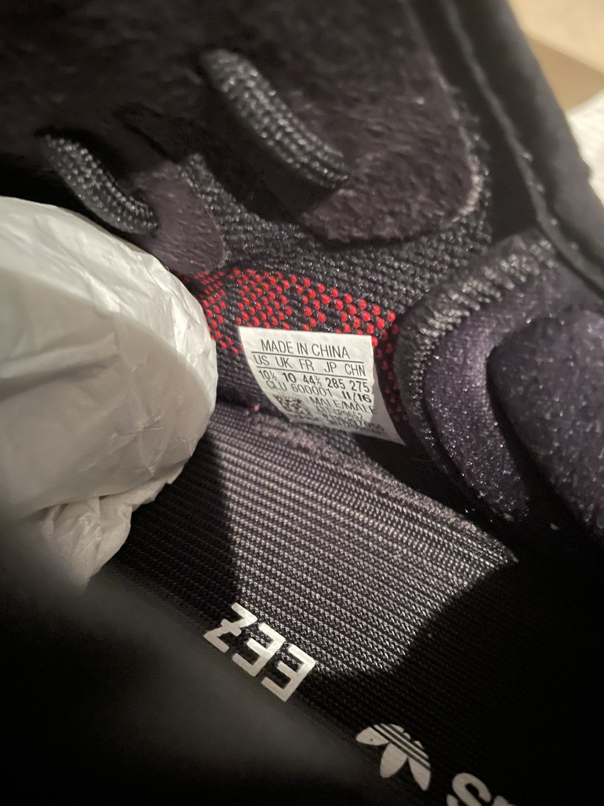 Adidas × Kanye West Adidas Yeezy 350 V2 Bred Size US 10.5 / EU 43-44 - 8 Thumbnail