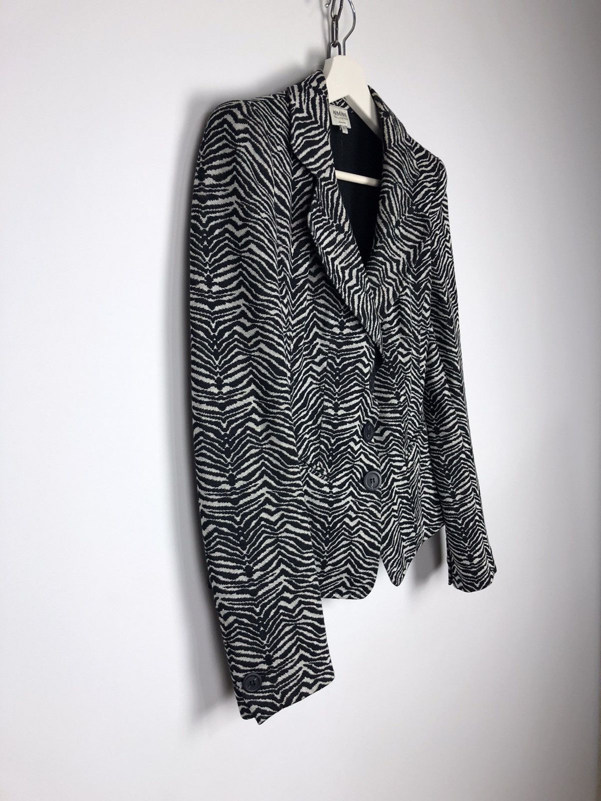 Armani Armani Collezioni Italy Ladies’ Zebra Blazer Jacket Size 40 Size S / US 4 / IT 40 - 4 Thumbnail