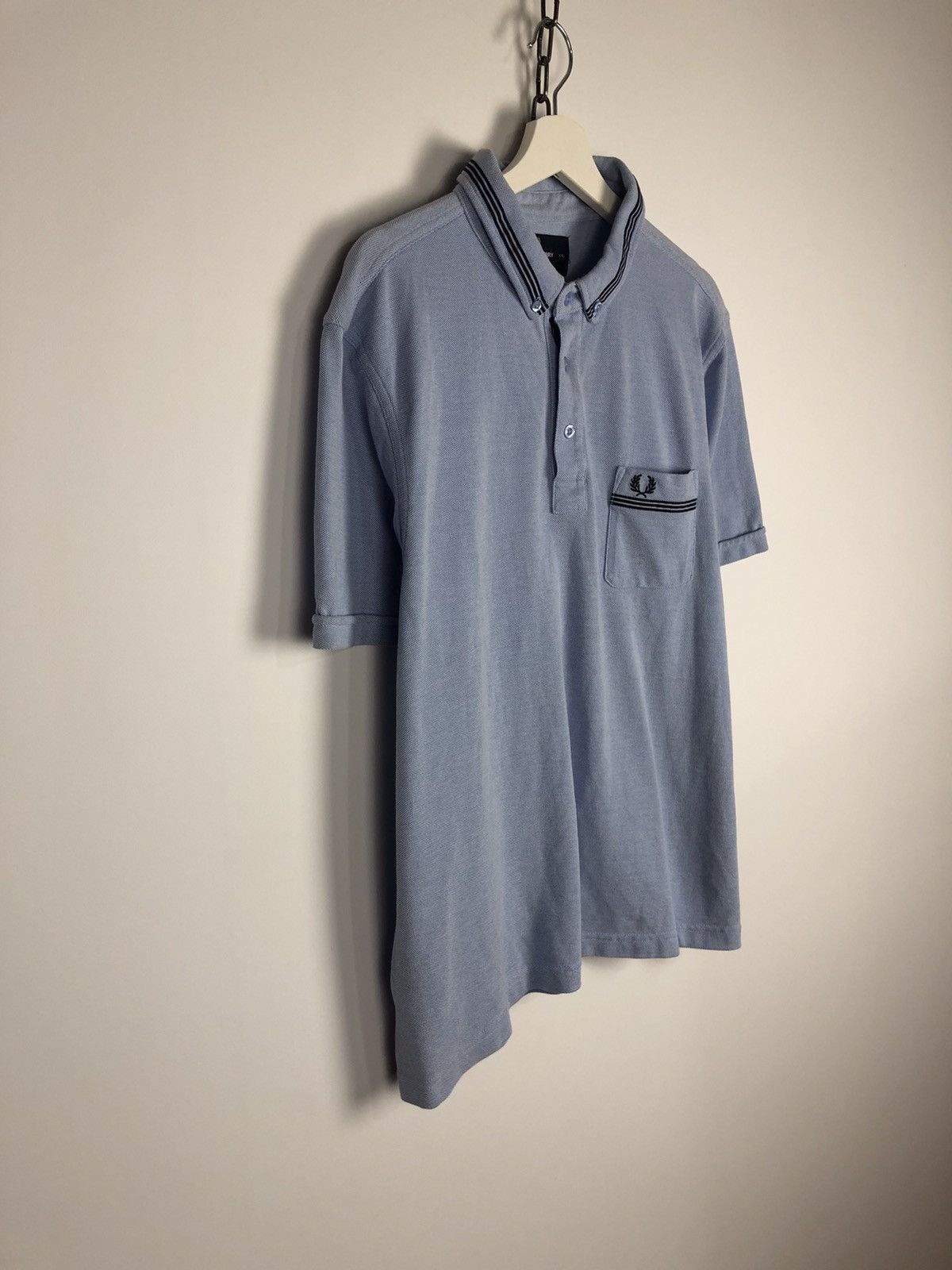Fred Perry Fred Perry Basic Polo T-Shirt Slim Fit Blue Size XXL Size US XXL / EU 58 / 5 - 4 Thumbnail
