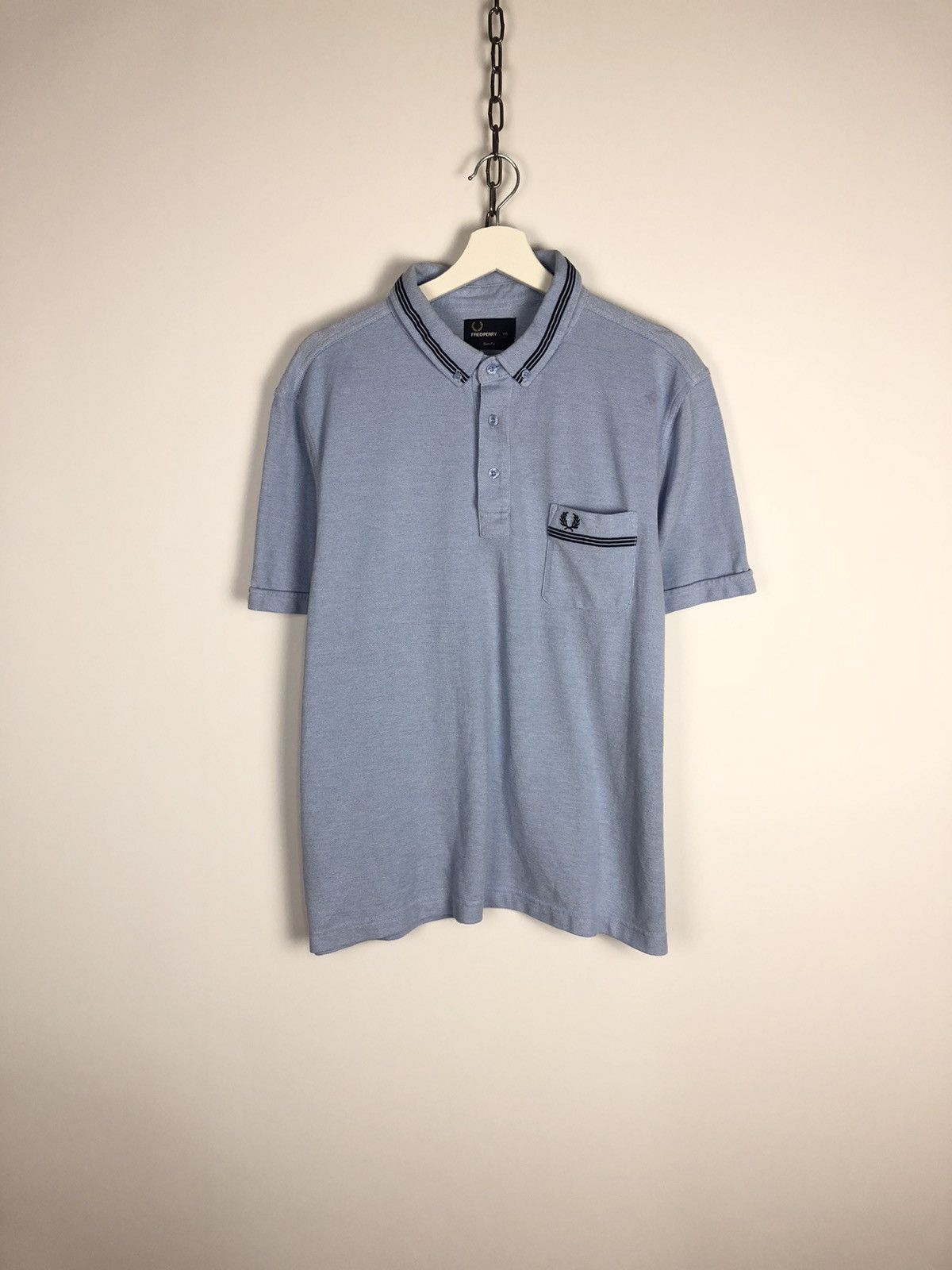 Fred Perry Fred Perry Basic Polo T-Shirt Slim Fit Blue Size XXL Size US XXL / EU 58 / 5 - 1 Thumbnail