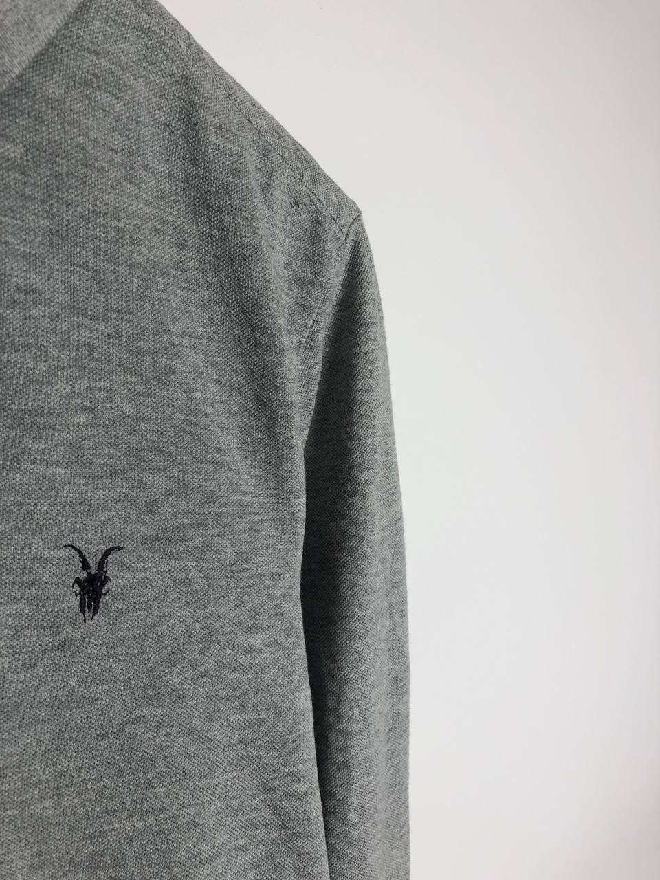 Allsaints AllSaints Long Sleeve Pullover Gray Polo size XS Logo Size US XS / EU 42 / 0 - 5 Thumbnail