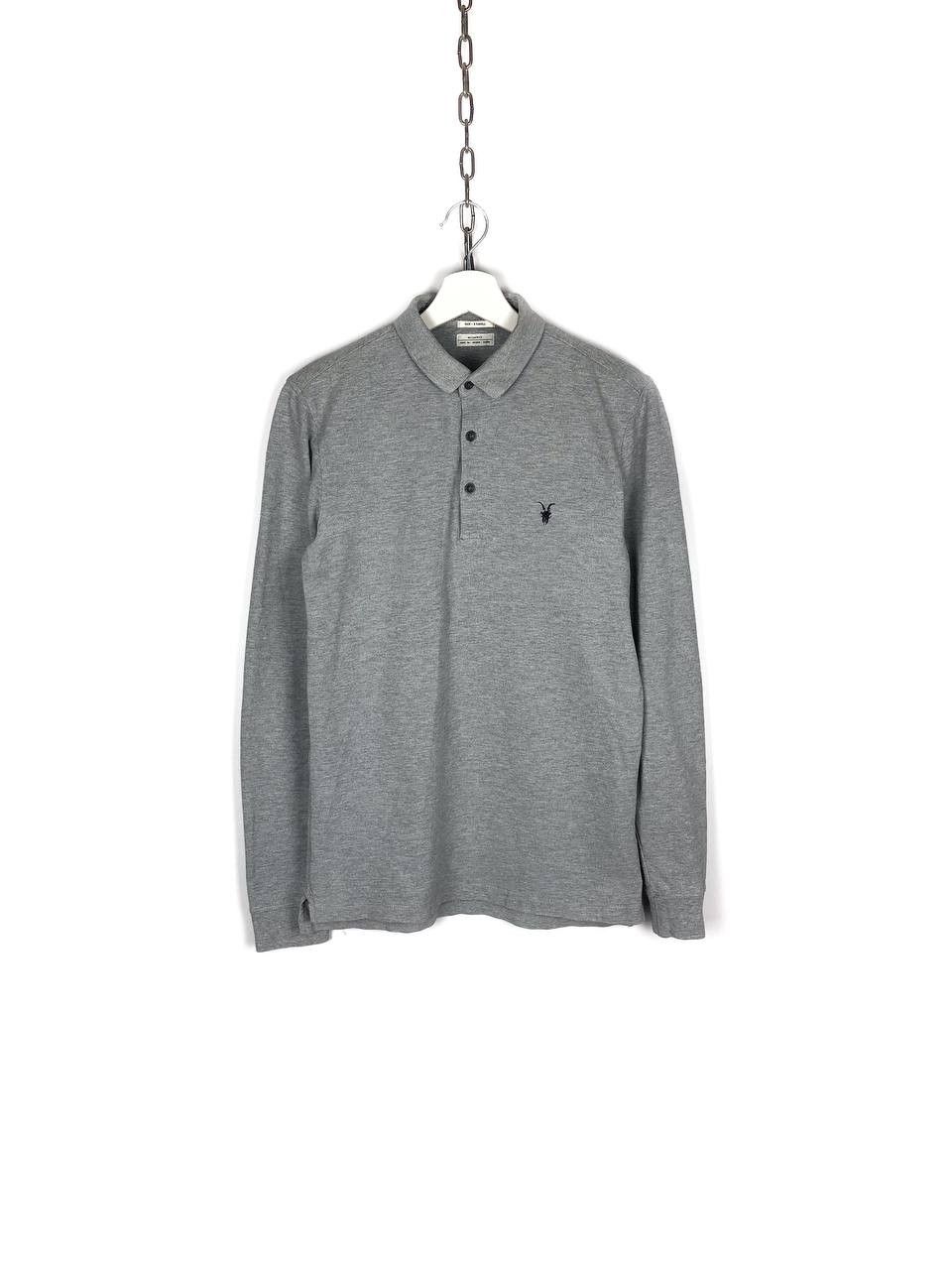 Allsaints AllSaints Long Sleeve Pullover Gray Polo size XS Logo Size US XS / EU 42 / 0 - 1 Thumbnail