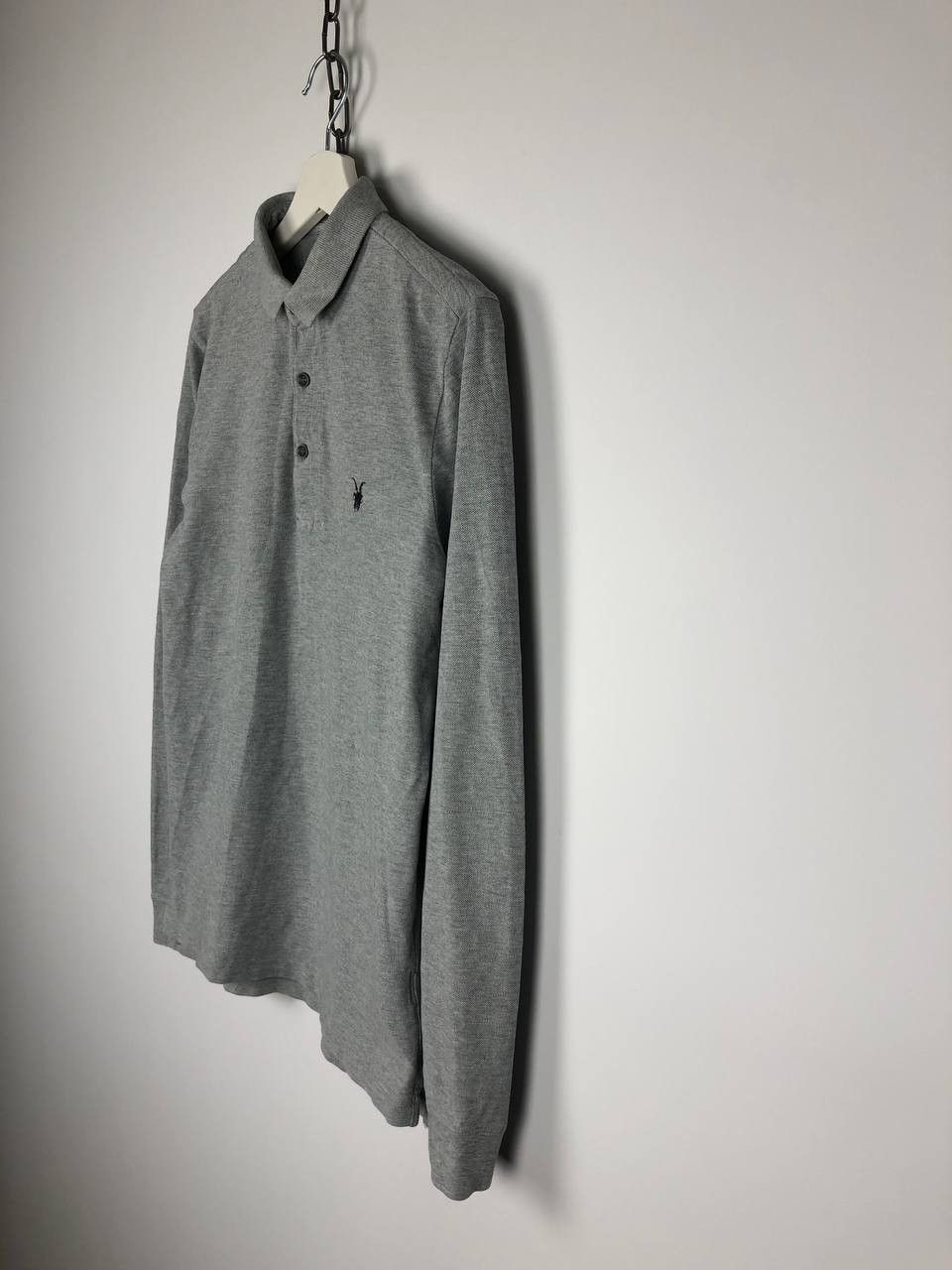 Allsaints AllSaints Long Sleeve Pullover Gray Polo size XS Logo Size US XS / EU 42 / 0 - 4 Thumbnail