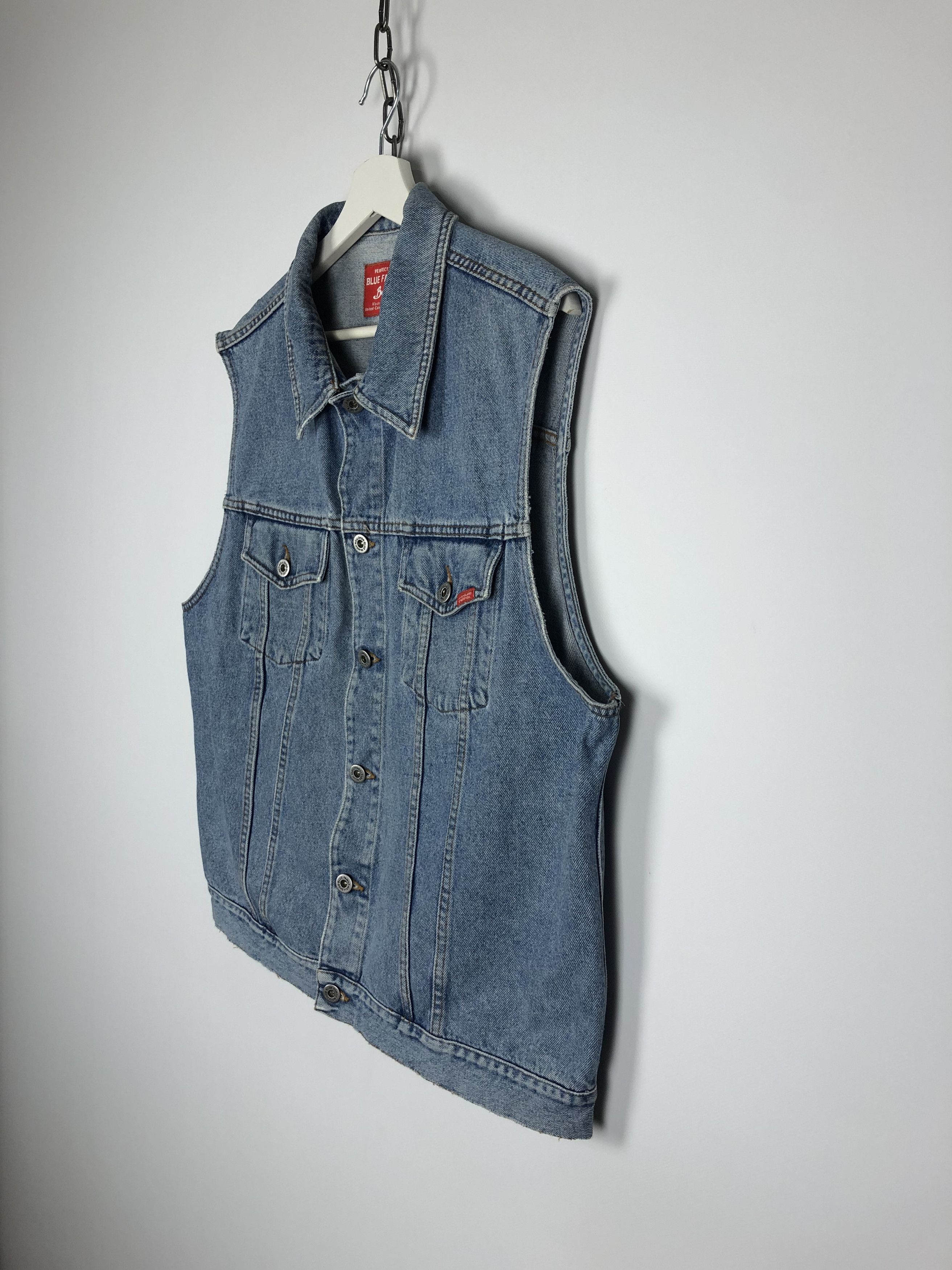 Benetton United Colors of Benetton Denim Jeans Vest VTGPerfect Size US L / EU 52-54 / 3 - 5 Thumbnail
