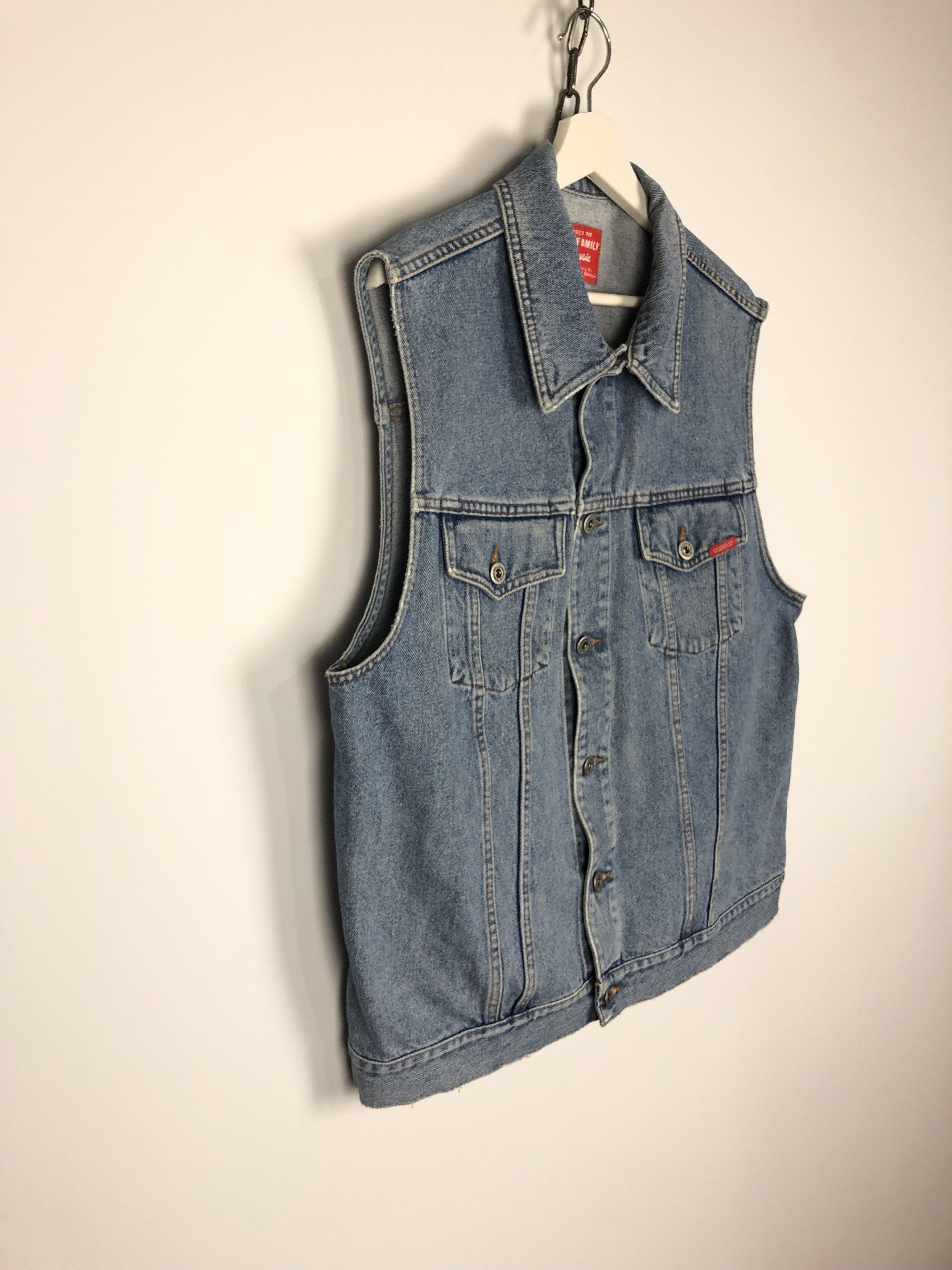 Benetton United Colors of Benetton Denim Jeans Vest VTGPerfect Size US L / EU 52-54 / 3 - 4 Thumbnail