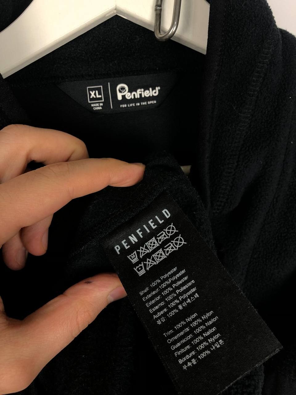 Penfield PENFIELD BLACK FLEECE JACKET ZIP NYLON POCKET XL Size US XL / EU 56 / 4 - 8 Thumbnail