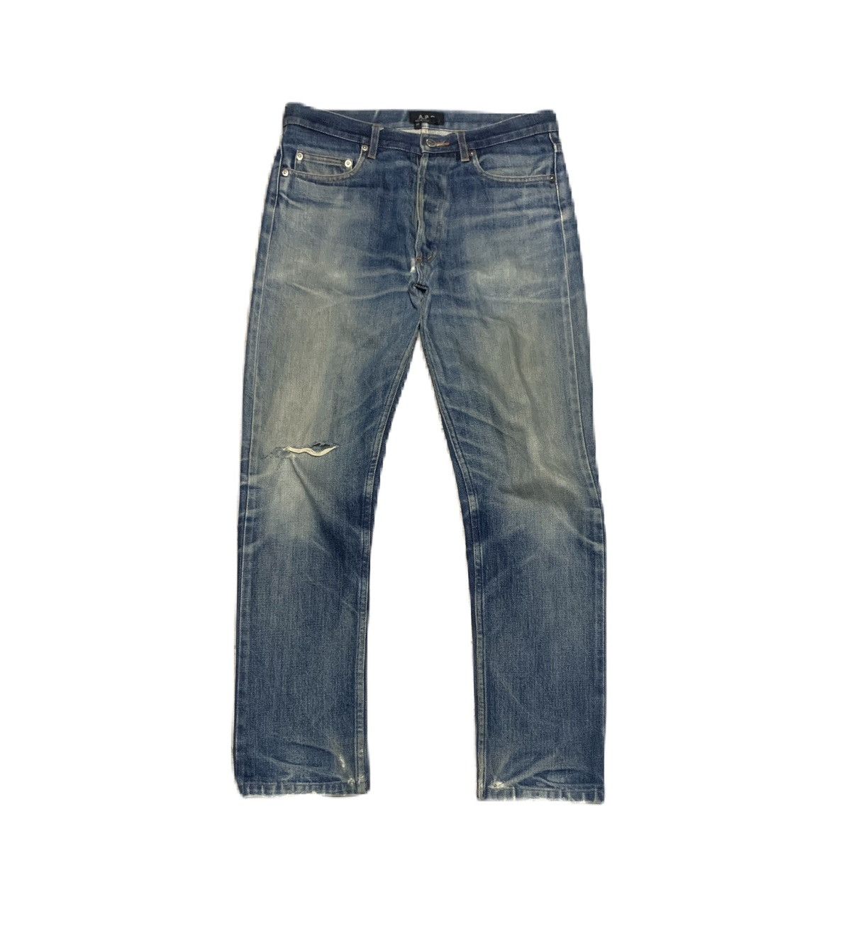 A.P.C. Vintage Japanese Brand A.P.C Rue De Fleurus Paris Jeans Size US 30 / EU 46 - 1 Thumbnail