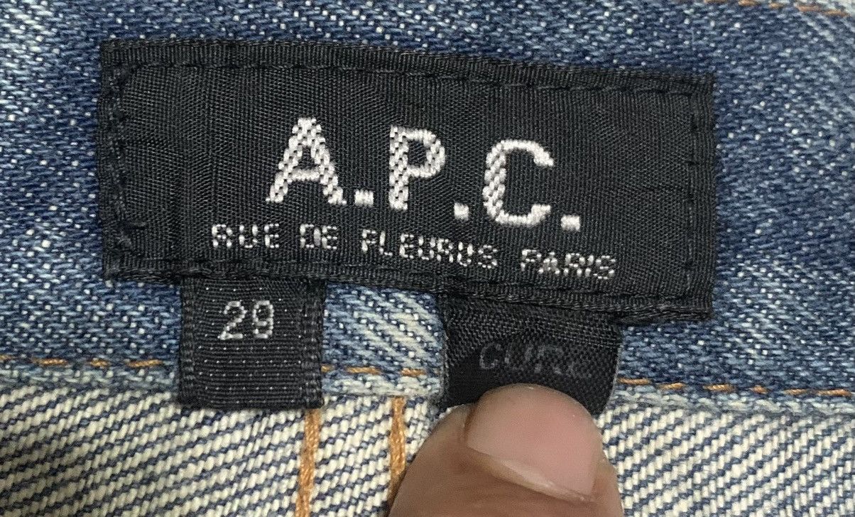 A.P.C. Vintage Japanese Brand A.P.C Rue De Fleurus Paris Jeans Size US 30 / EU 46 - 7 Thumbnail
