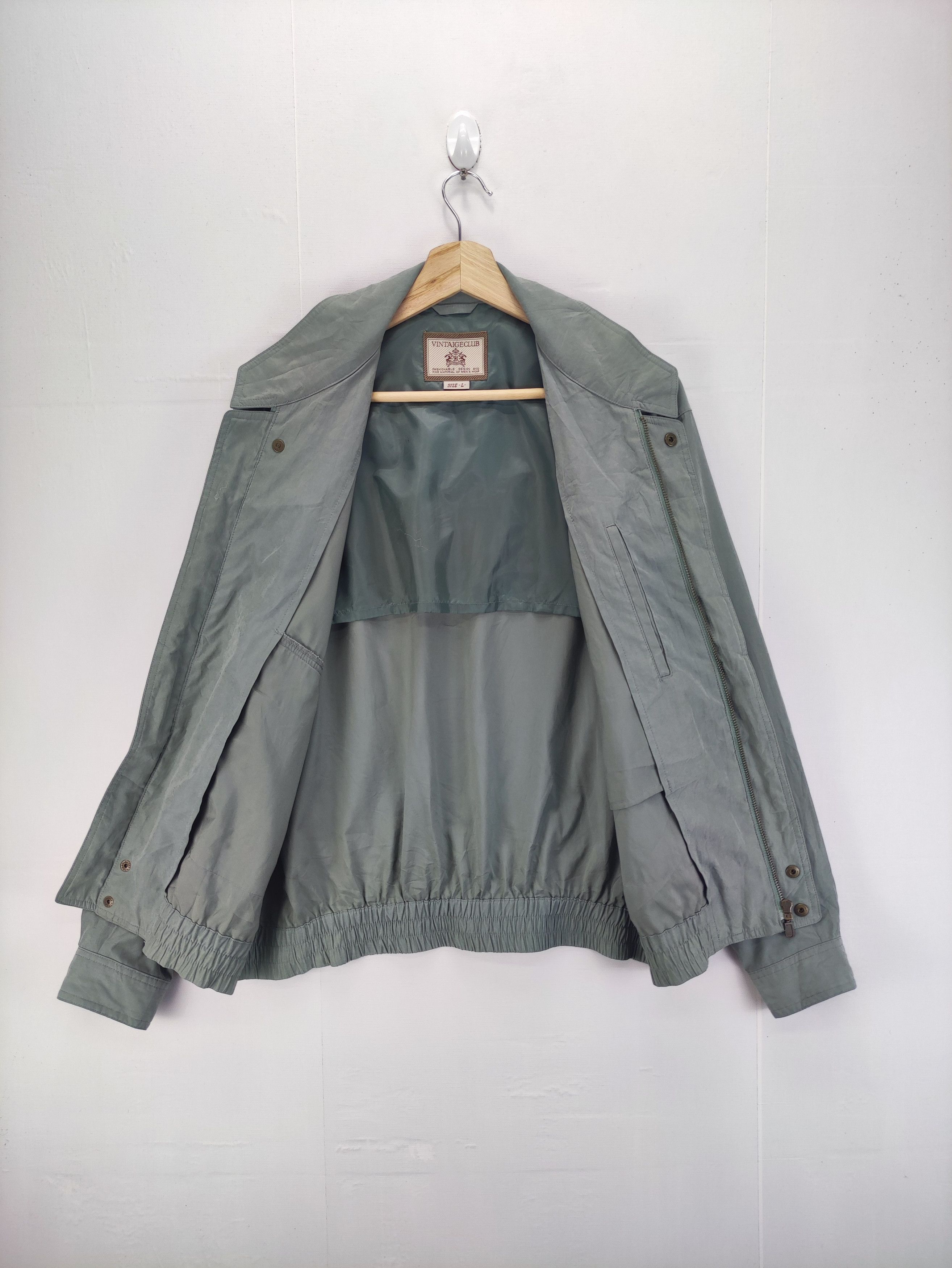 Japanese Brand Vintage Vintaige Club Jacket Zipper Size US L / EU 52-54 / 3 - 5 Thumbnail