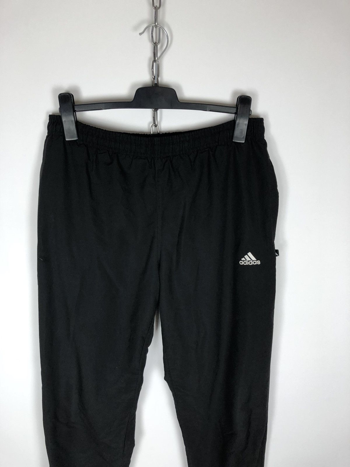 Adidas Vintage 90s Adidas Perfomance Black Track Pants size M Size US 33 - 3 Thumbnail