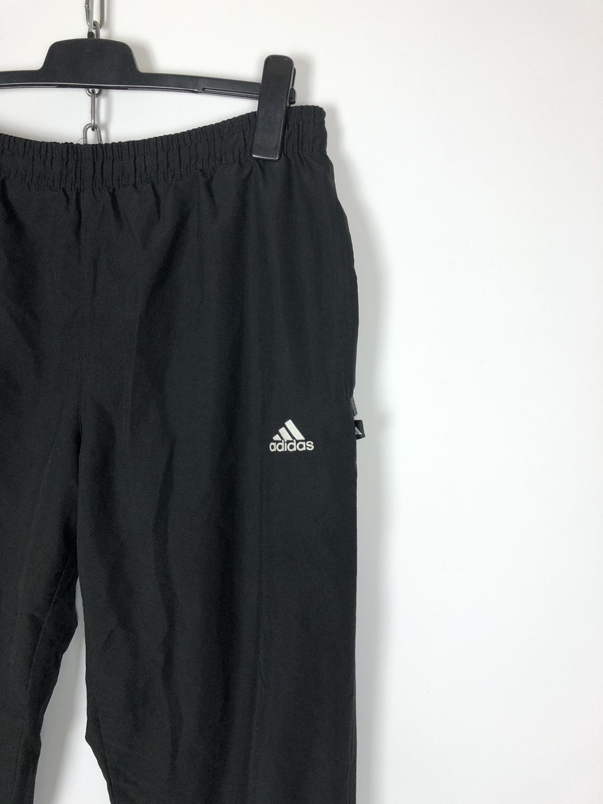 Adidas Vintage 90s Adidas Perfomance Black Track Pants size M Size US 33 - 2 Thumbnail