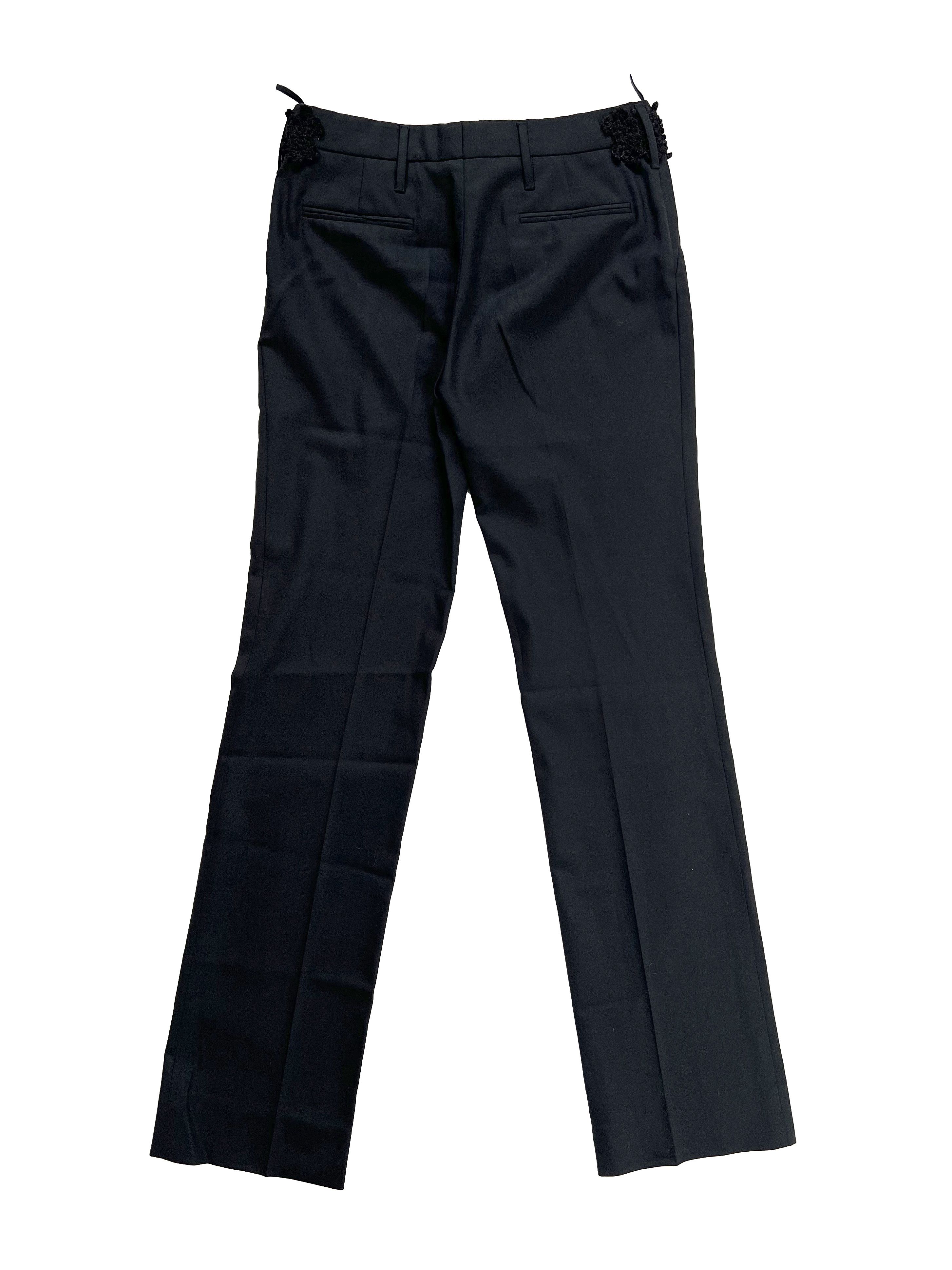 Prada ⚡️QUICK SALE⚡️2000's Prada Pants Trousers Crochet Belt Size 28" / US 6 / IT 42 - 2 Thumbnail