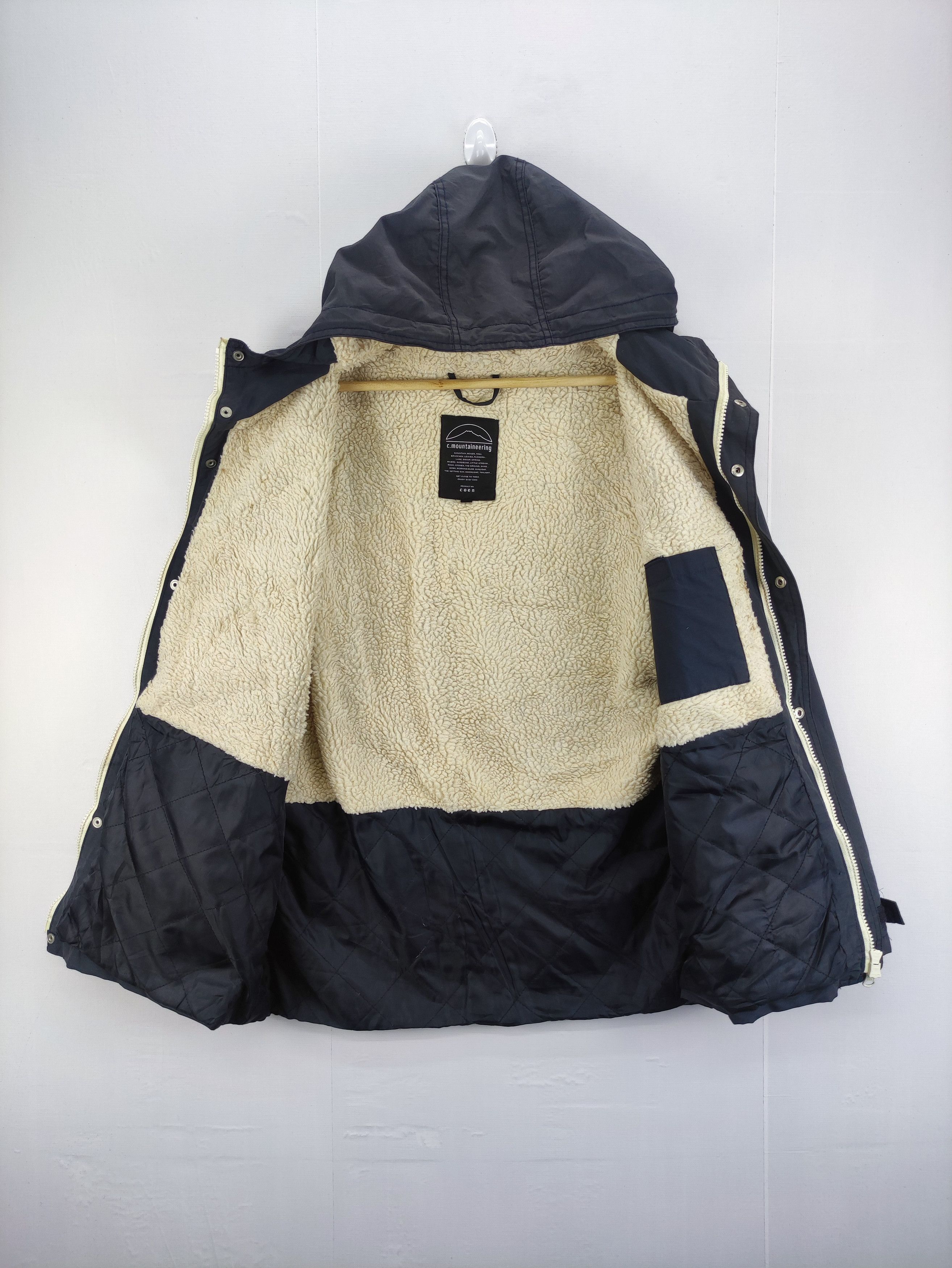 Japanese Brand Vintage C.Mountaineering Jacket Lining Sherpa Hoodie Size US M / EU 48-50 / 2 - 5 Thumbnail