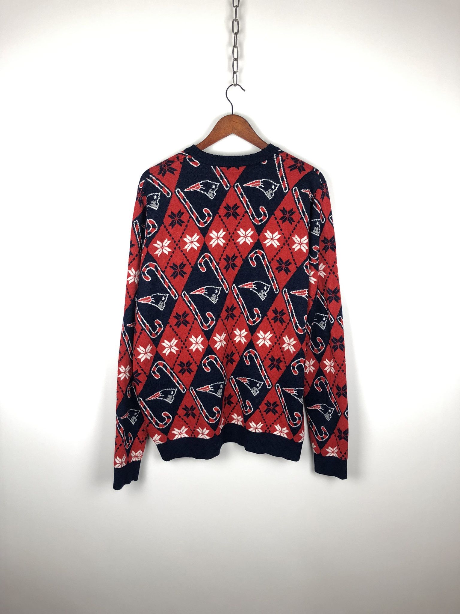 New England Outerwear NFL New England Patriots Monogram Sweater Jumper XL Size US XL / EU 56 / 4 - 6 Thumbnail
