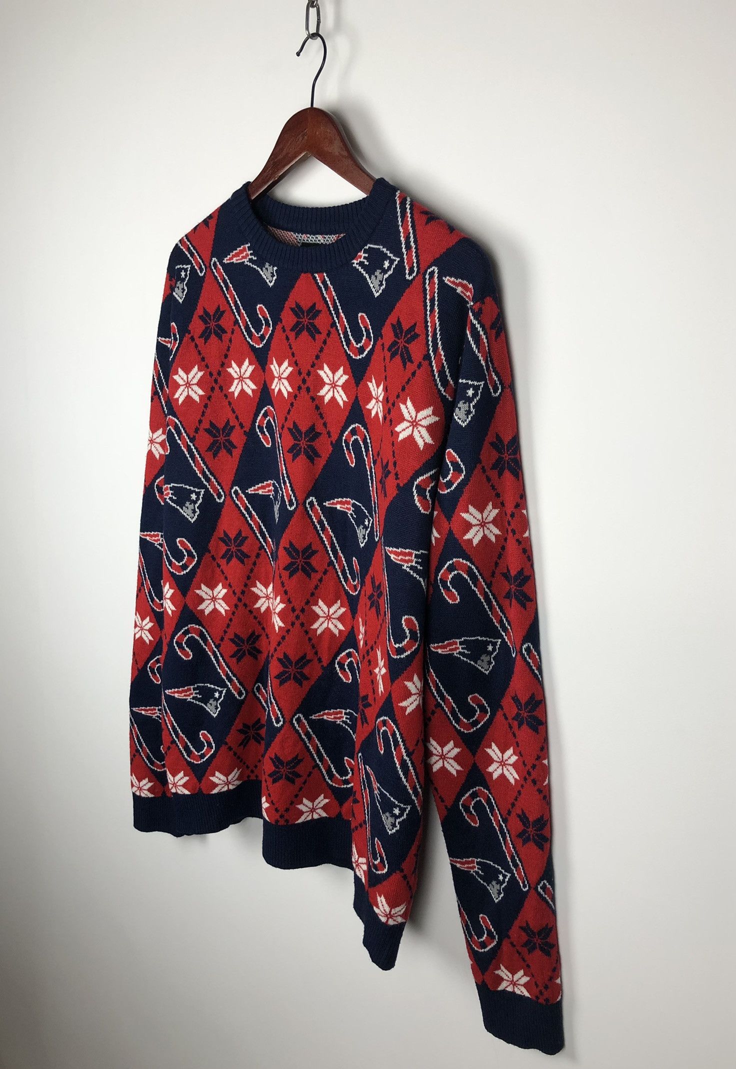 New England Outerwear NFL New England Patriots Monogram Sweater Jumper XL Size US XL / EU 56 / 4 - 4 Thumbnail