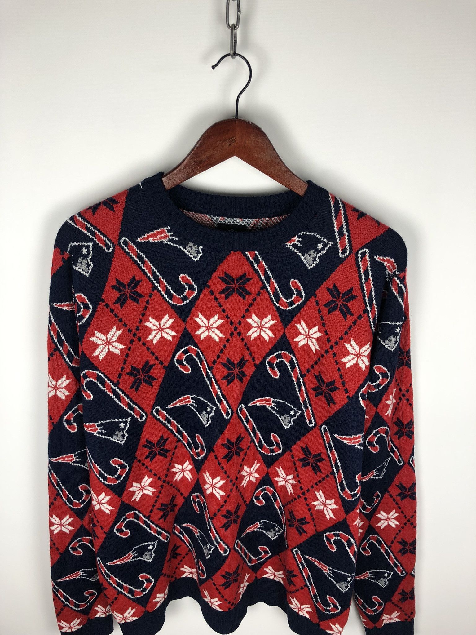 New England Outerwear NFL New England Patriots Monogram Sweater Jumper XL Size US XL / EU 56 / 4 - 2 Thumbnail