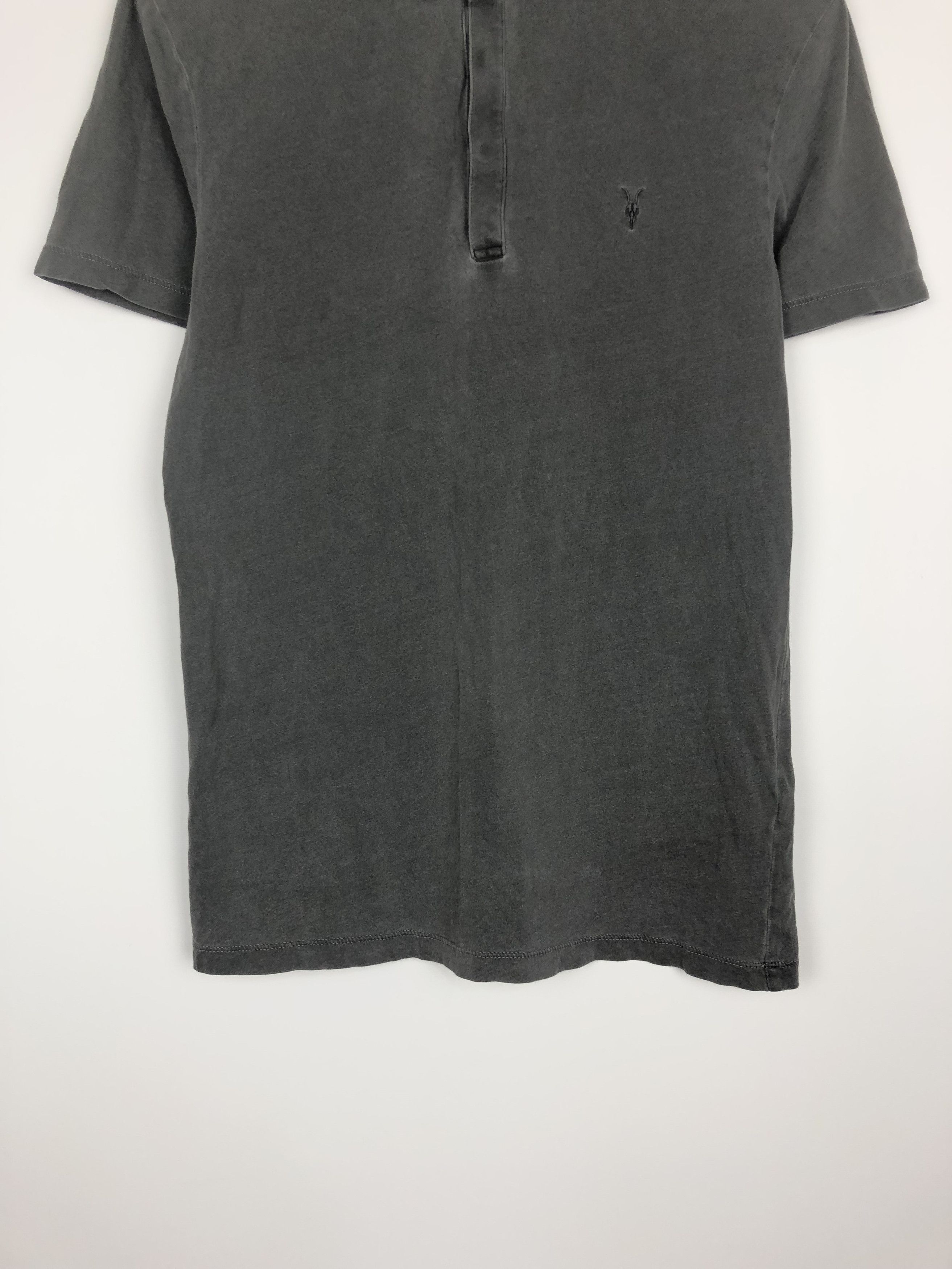 Allsaints All Saints Basic T-Shirt Polo Gray Size XS Size US XS / EU 42 / 0 - 3 Thumbnail