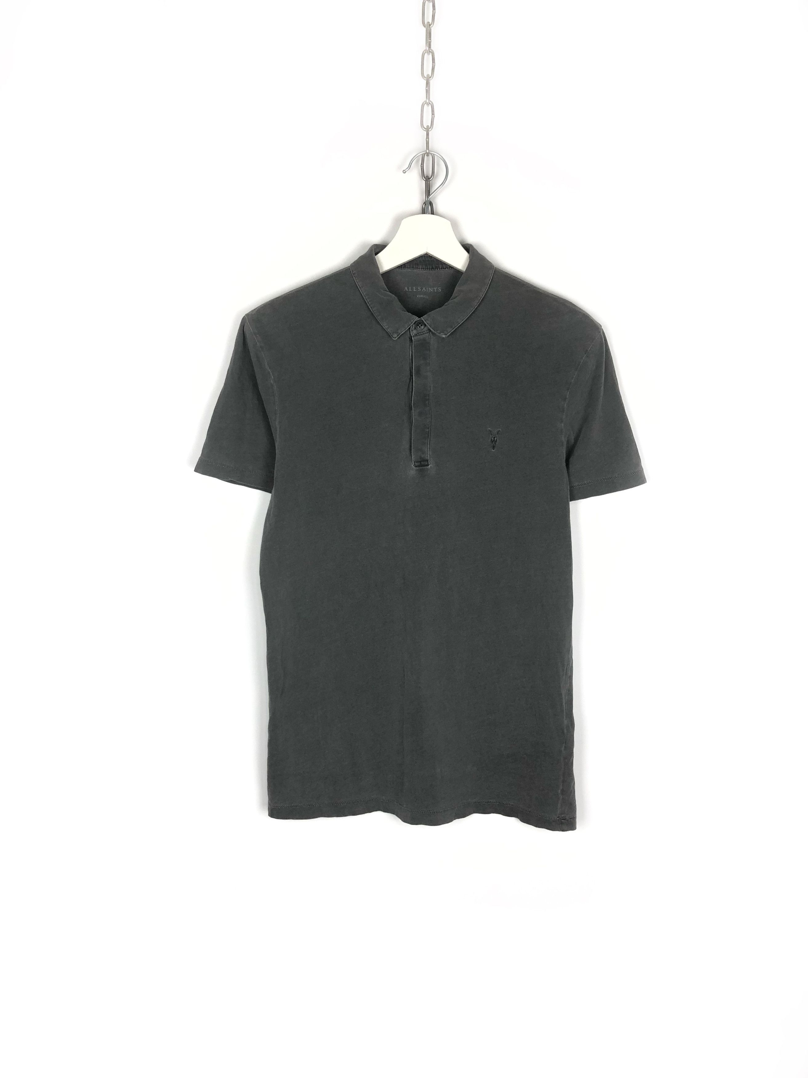Allsaints All Saints Basic T-Shirt Polo Gray Size XS Size US XS / EU 42 / 0 - 1 Thumbnail