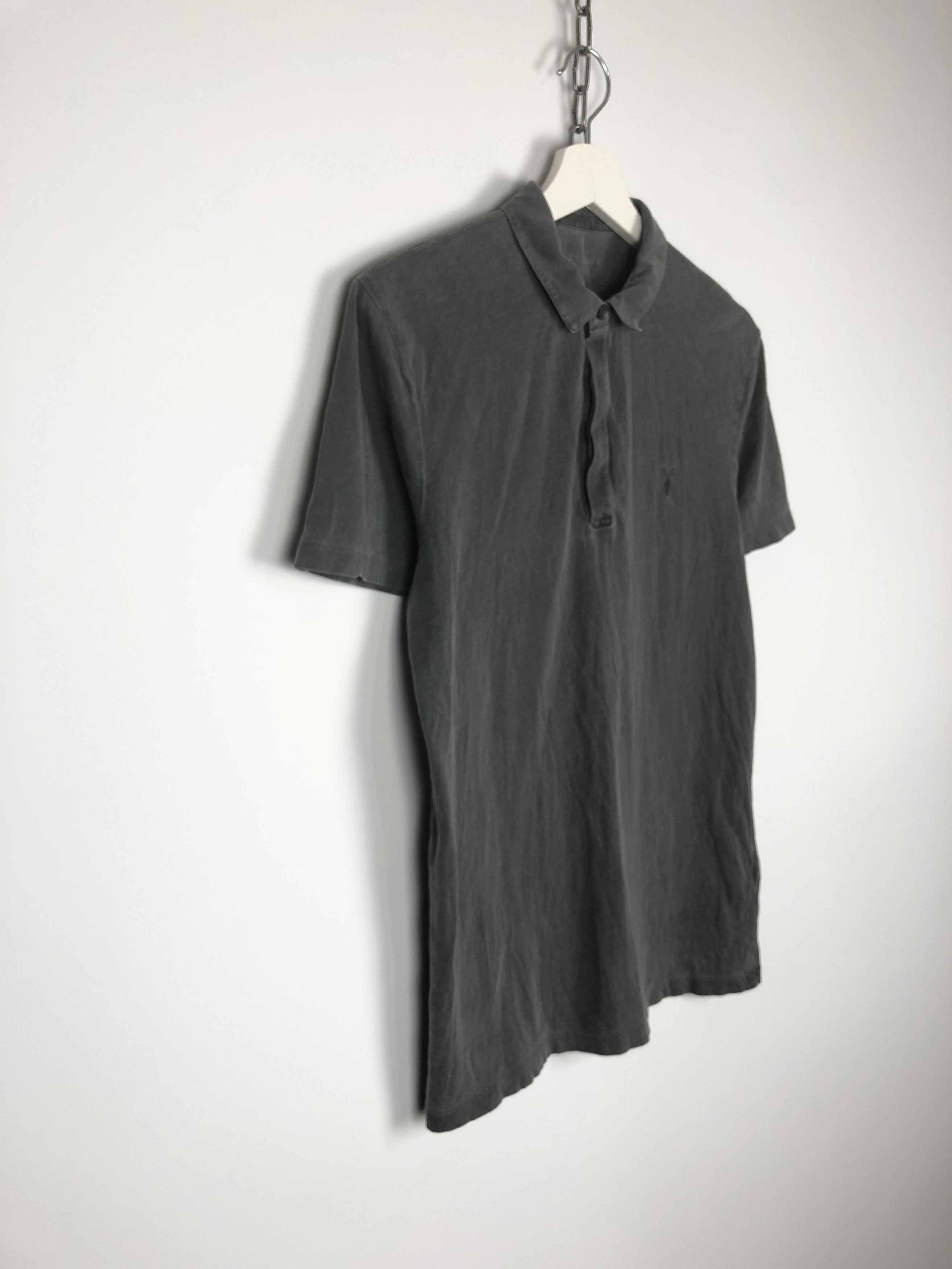 Allsaints All Saints Basic T-Shirt Polo Gray Size XS Size US XS / EU 42 / 0 - 4 Thumbnail