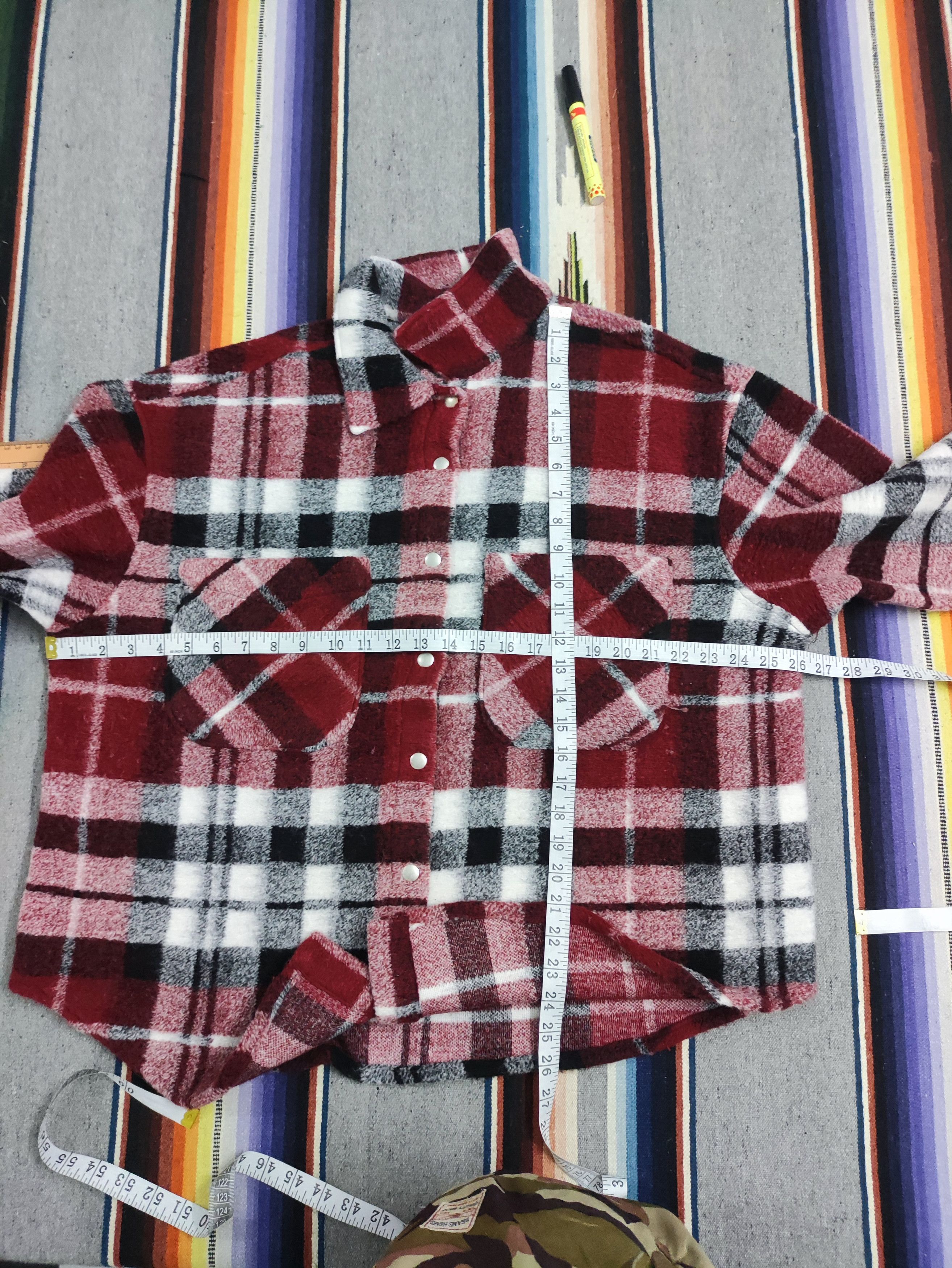 Zara Zara Fleece Snap Button Flannel Size US XXL / EU 58 / 5 - 9 Thumbnail