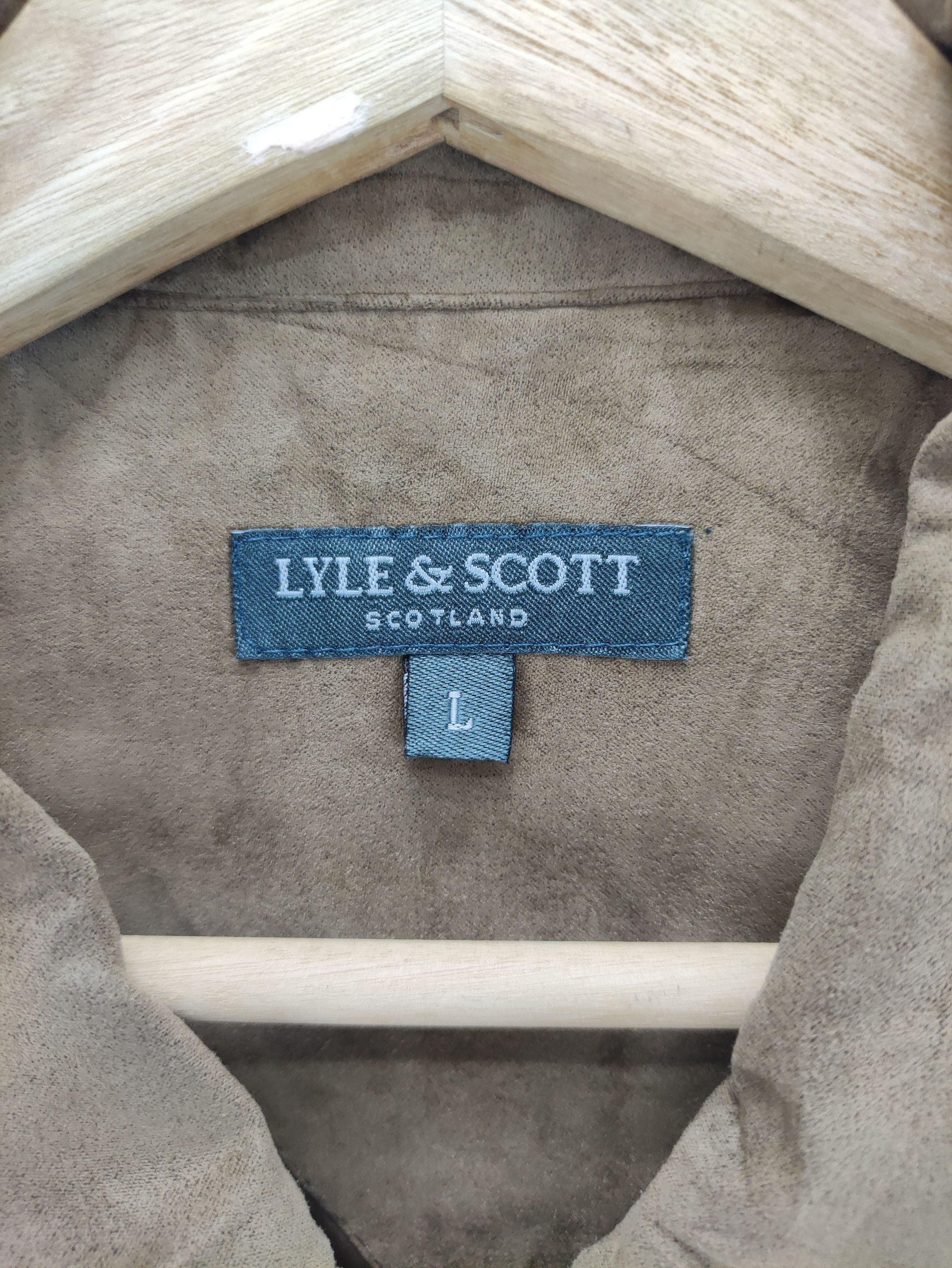 Lyle & Scott Vintage Lyle & Scott Casual Jacket Zipper Size US L / EU 52-54 / 3 - 2 Thumbnail