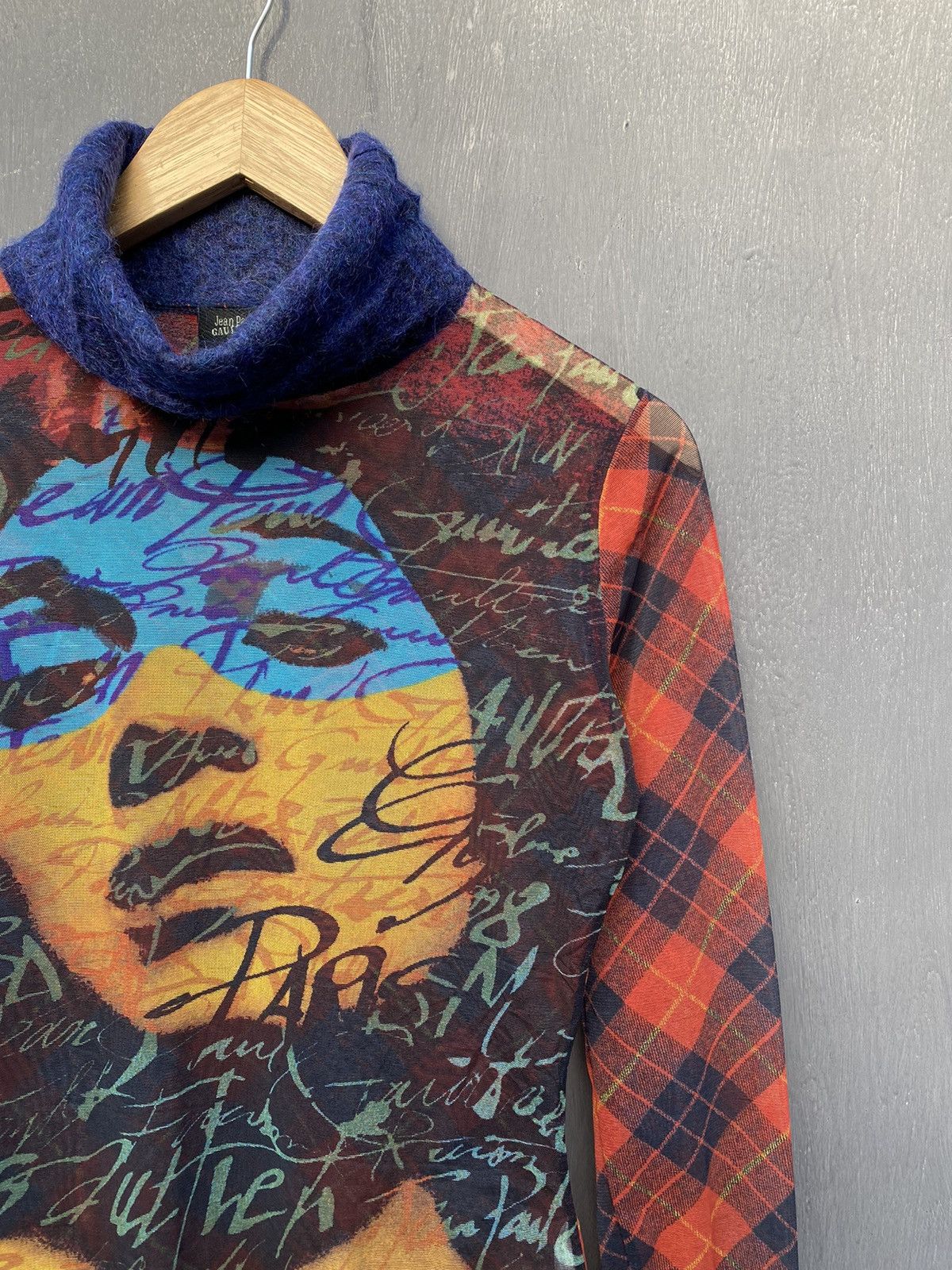 Jean Paul Gaultier Jean Paul Gaultier Vintage face mesh Rare size 40 Size S / US 4 / IT 40 - 3 Thumbnail