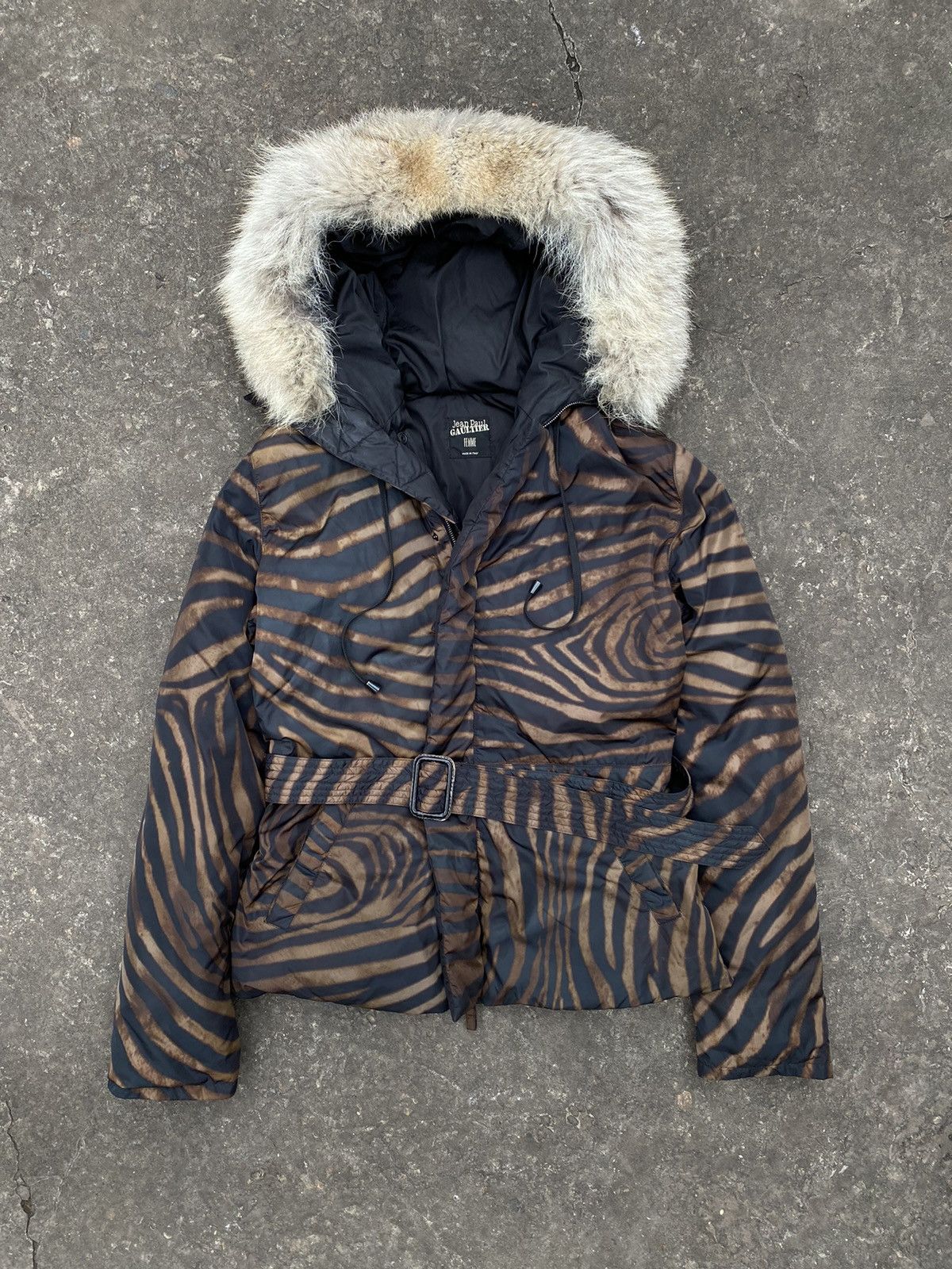 Jean Paul Gaultier Jean Paul Gaultier Vintage puffer fur coyote jacket size 42 Size M / US 6-8 / IT 42-44 - 1 Thumbnail