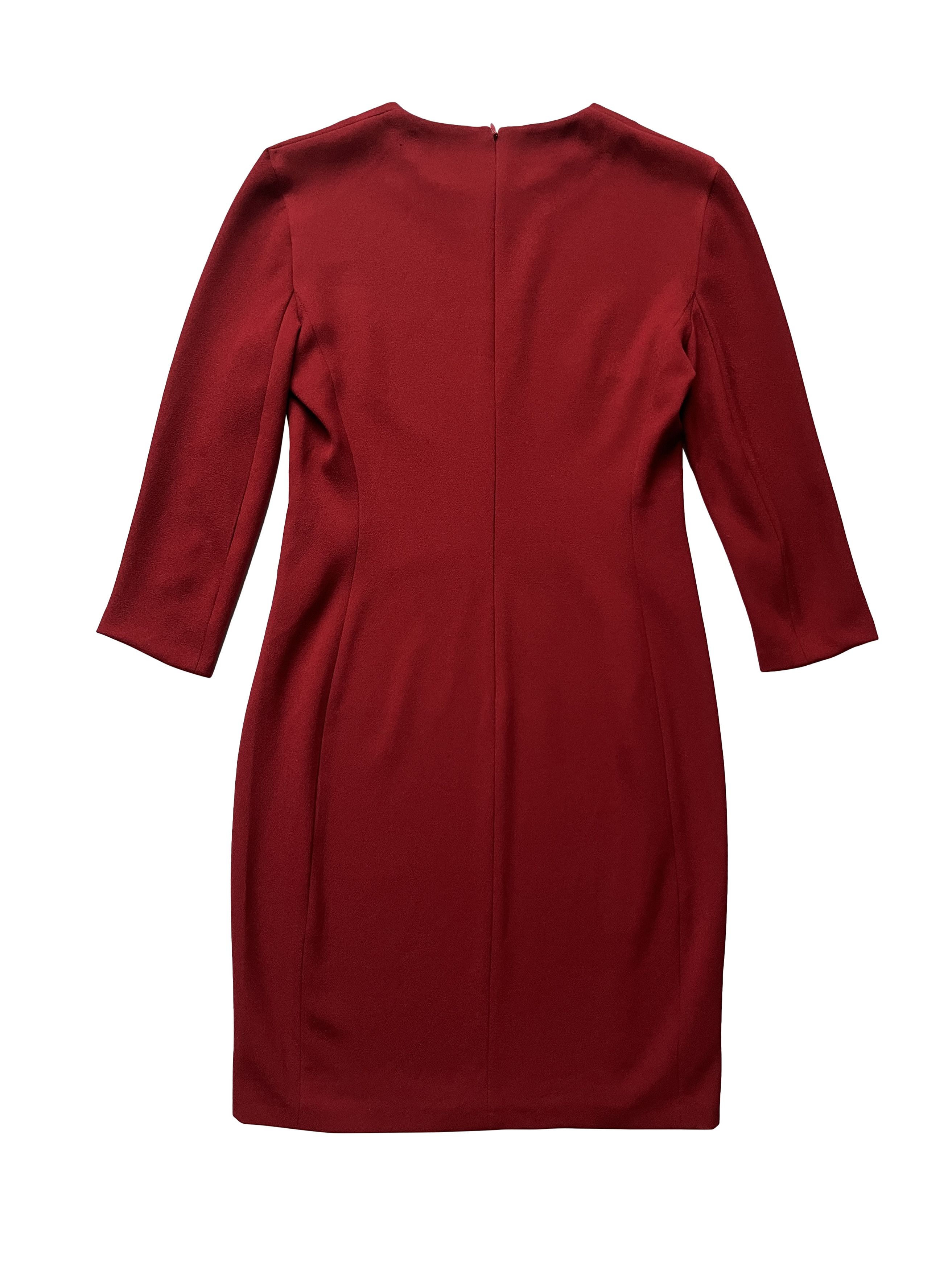 Hussein Chalayan ⚡️QUICK SALE⚡️Hussein Chalayan Dark Red Dress Size M / US 6-8 / IT 42-44 - 2 Thumbnail